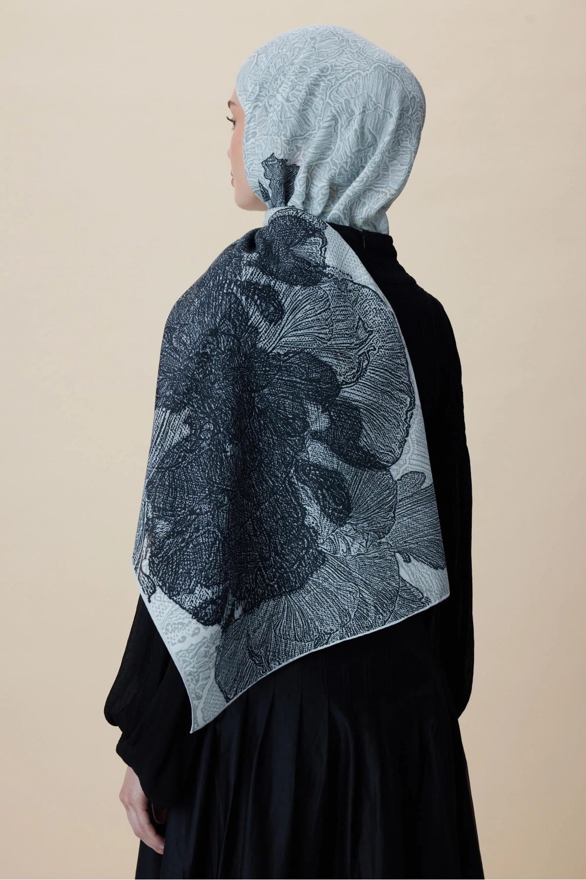 Maisa SEDEF FLOŞ VİSKON ŞAL 70*190 CM - EKRU