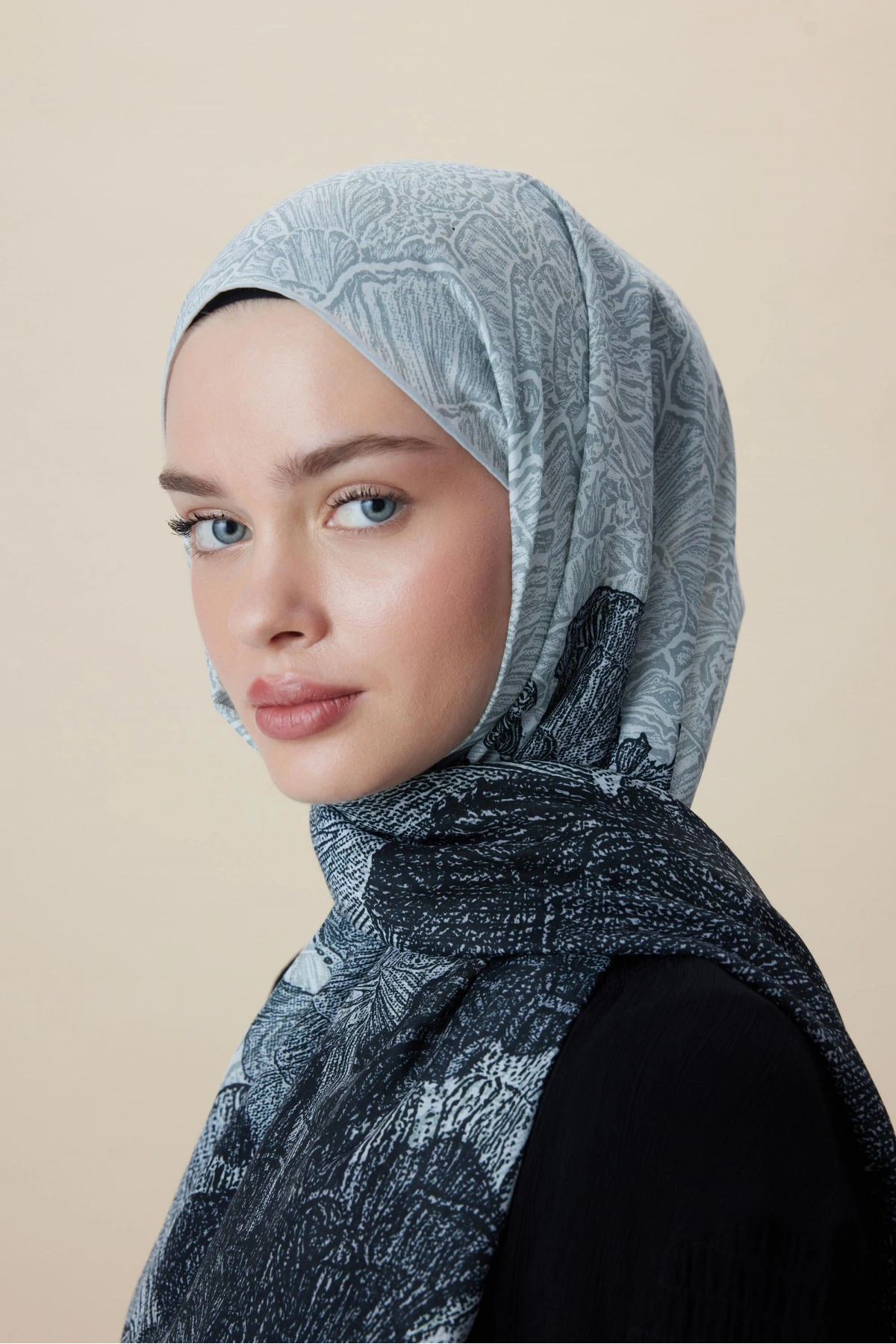 Maisa SEDEF FLOŞ VİSKON ŞAL 70*190 CM - EKRU