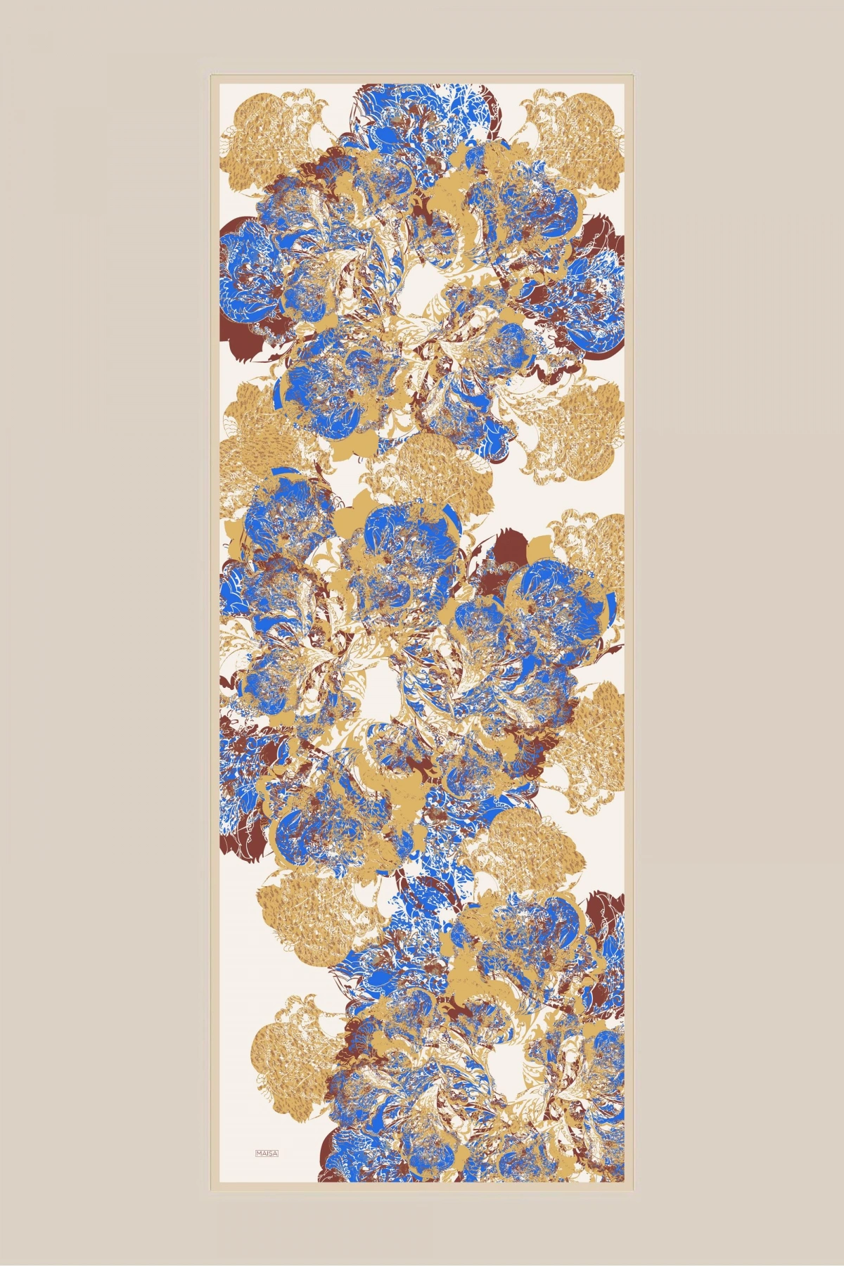 Maisa TUVANA PAMUK İPEK ŞAL 70*190 CM - BEJ