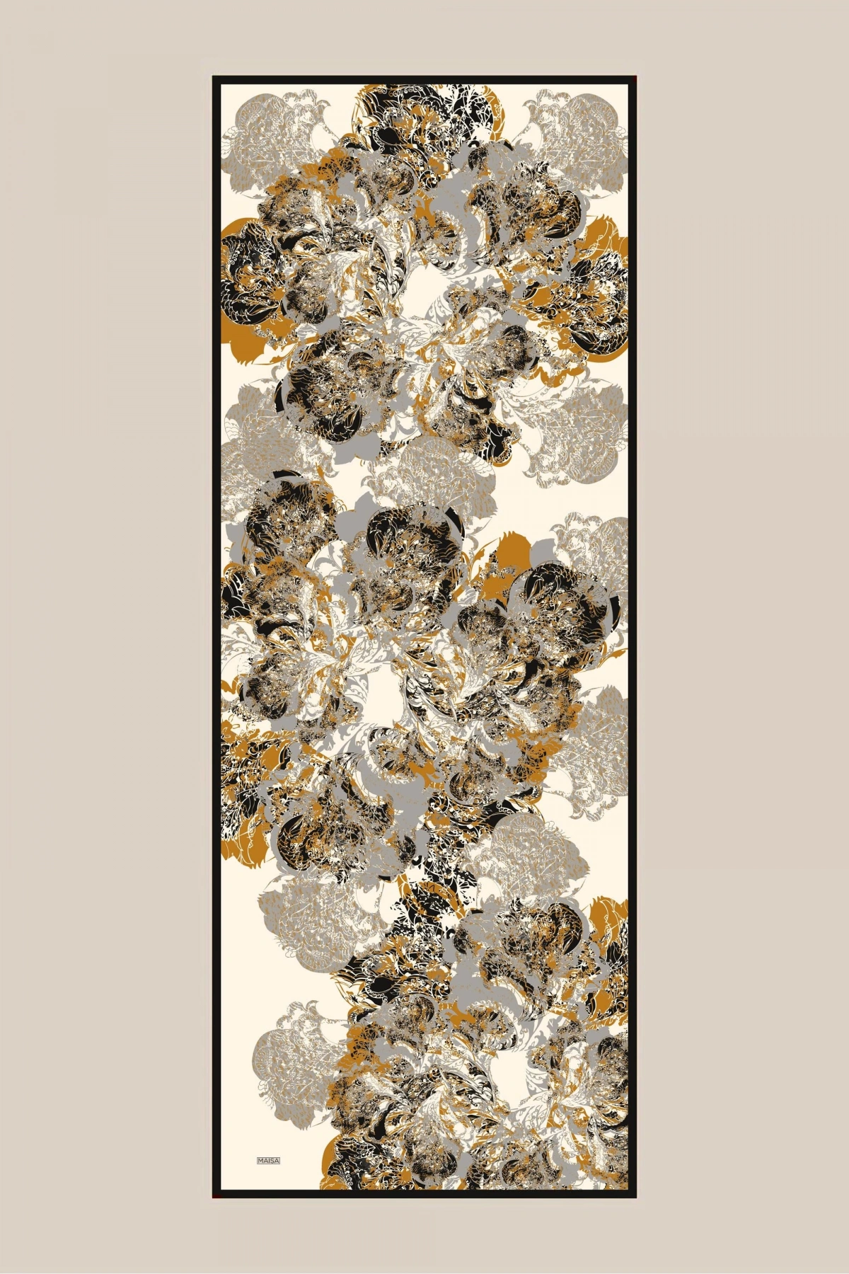 Maisa TUVANA PAMUK İPEK ŞAL 70*190 CM - TABA