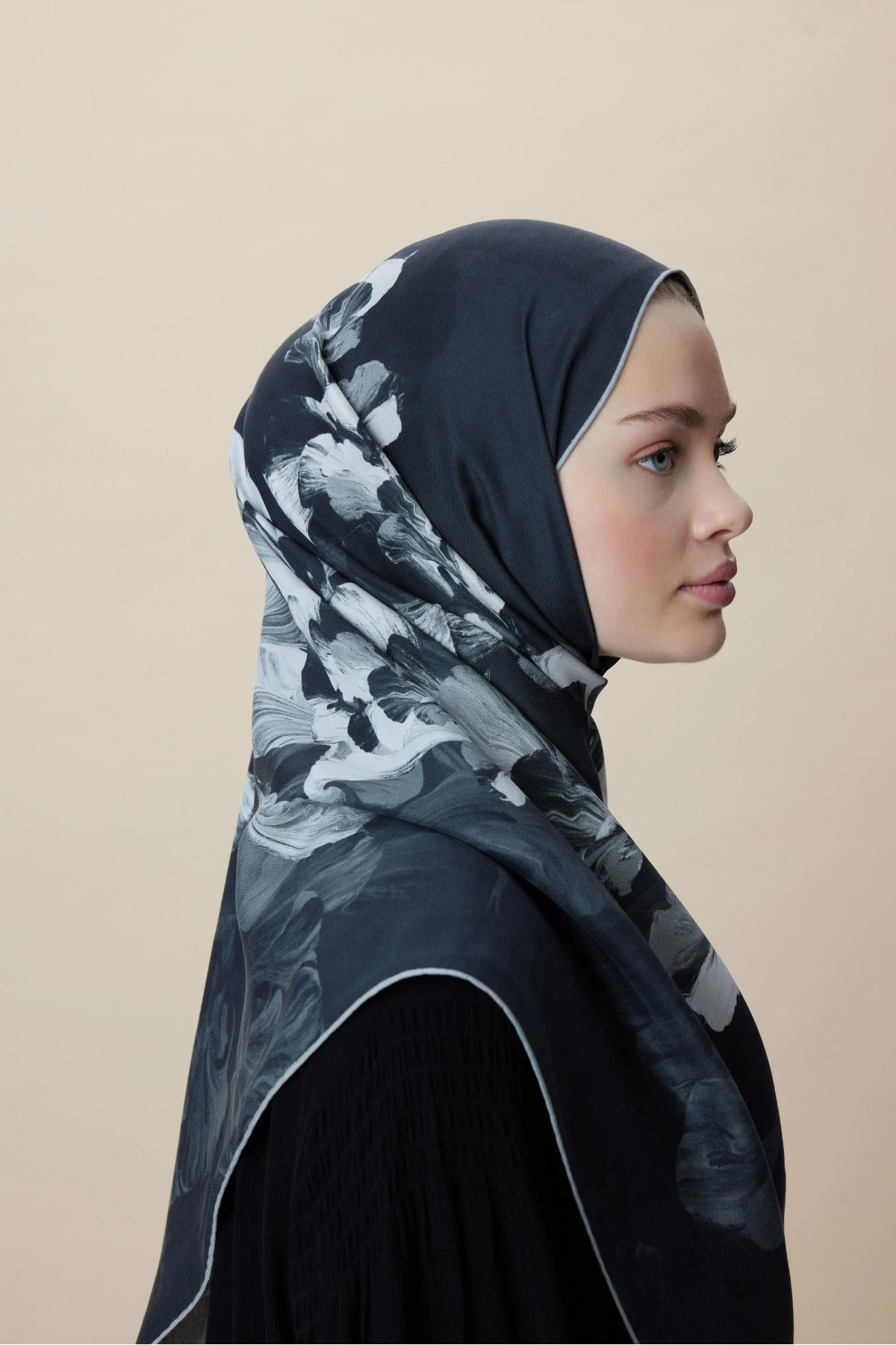 Maisa AKVA PAMUK İPEK ŞAL 70*190 CM - ANTRASİT