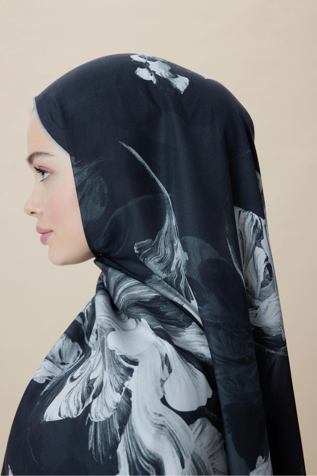 Maisa AKVA PAMUK İPEK ŞAL 70*190 CM - ANTRASİT