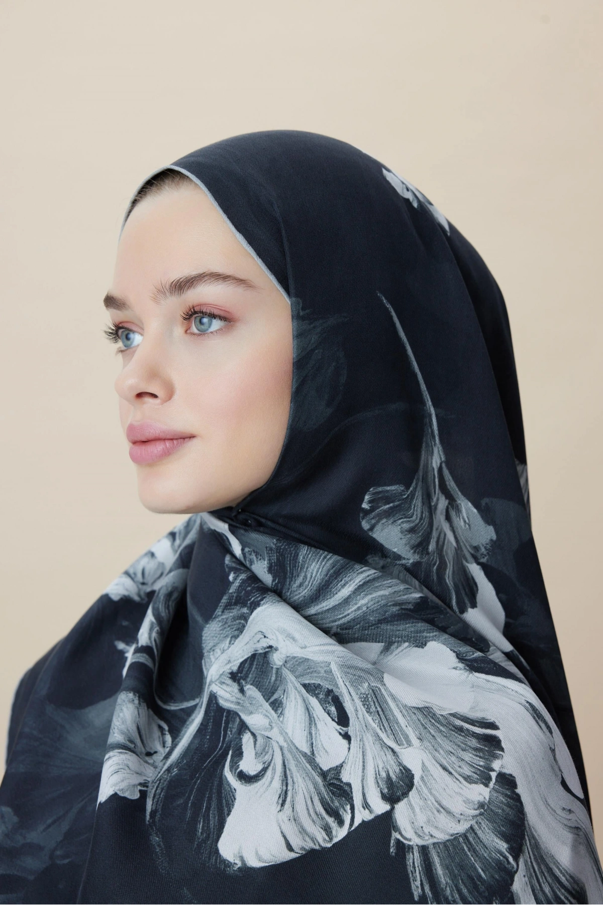 Maisa AKVA PAMUK İPEK ŞAL 70*190 CM - ANTRASİT