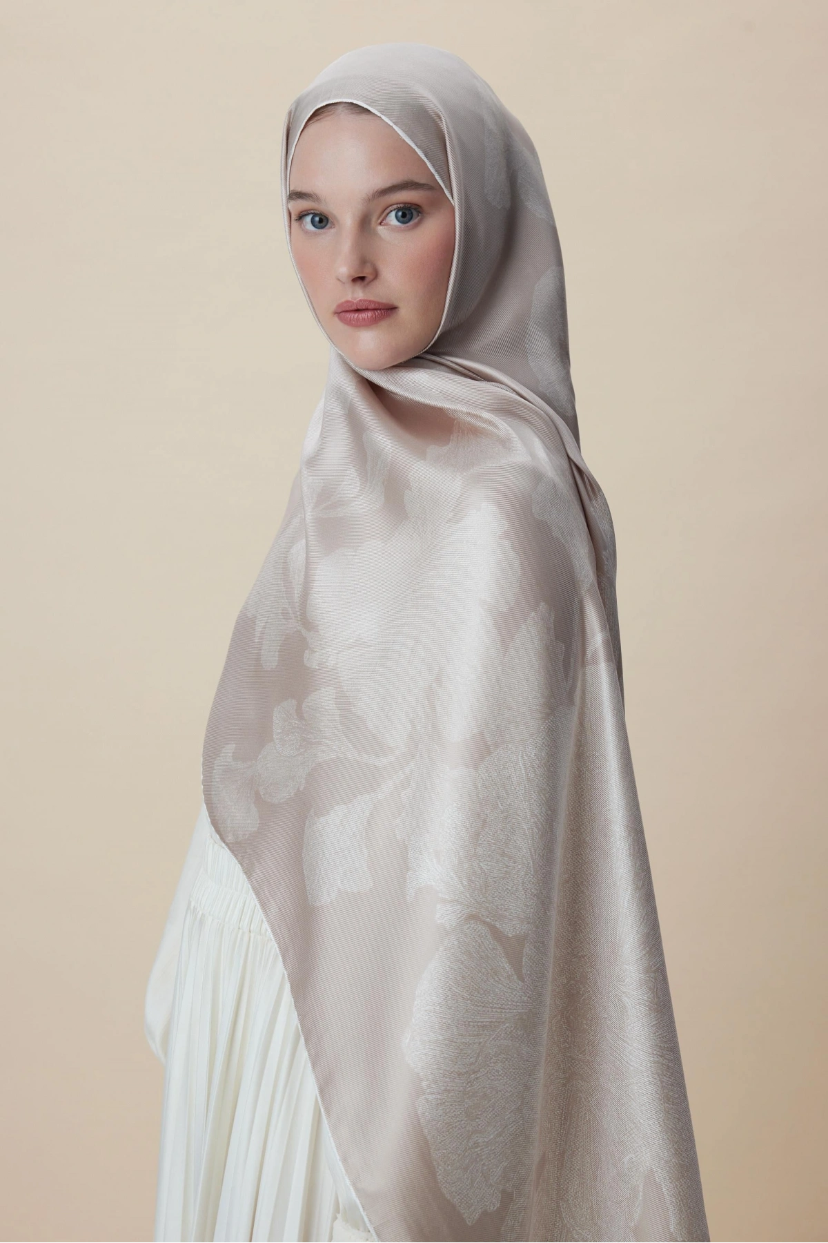 Maisa FARAH MULBERRY İPEK ŞAL 70*190 - VİZON