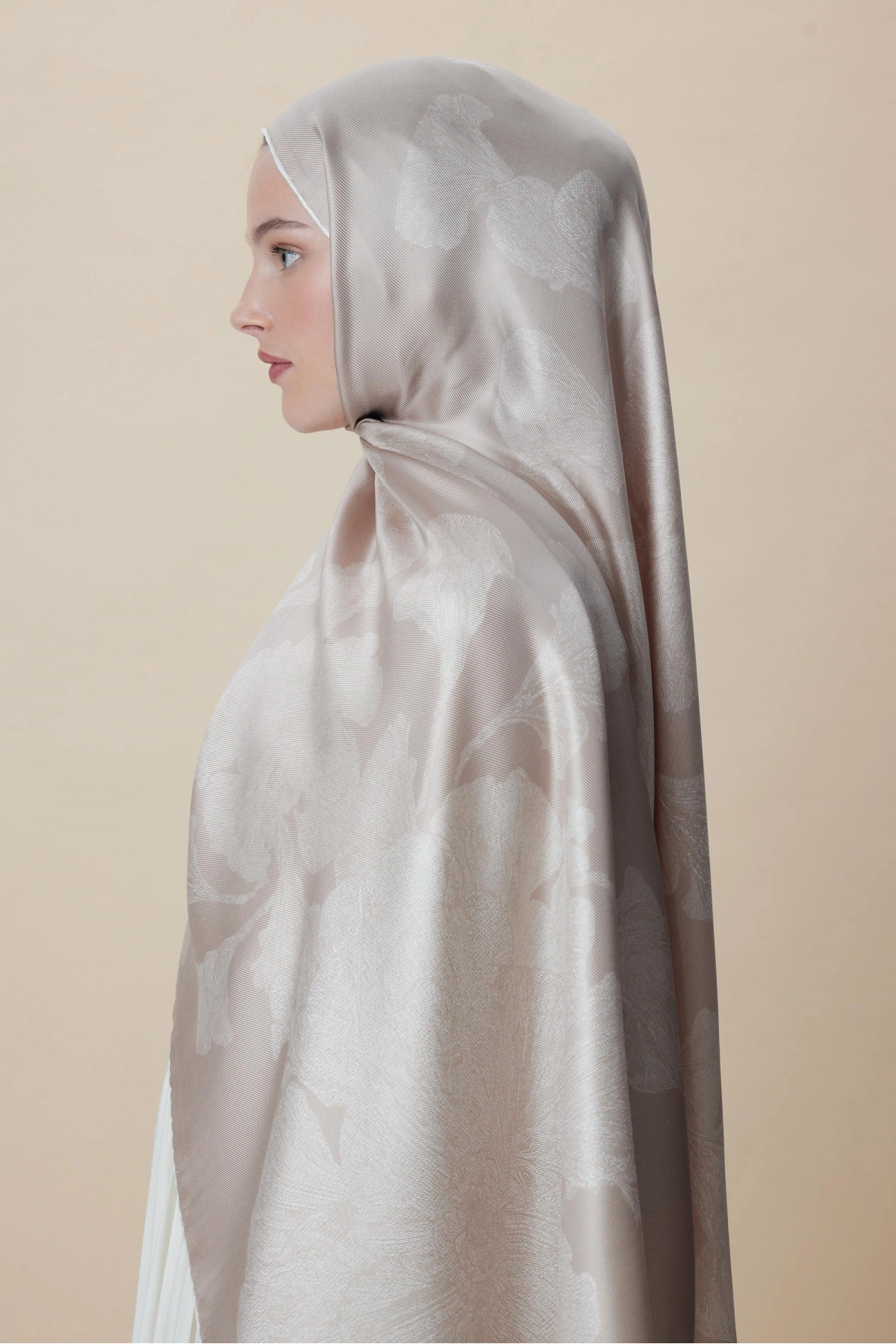 Maisa FARAH MULBERRY İPEK ŞAL 70*190 - VİZON