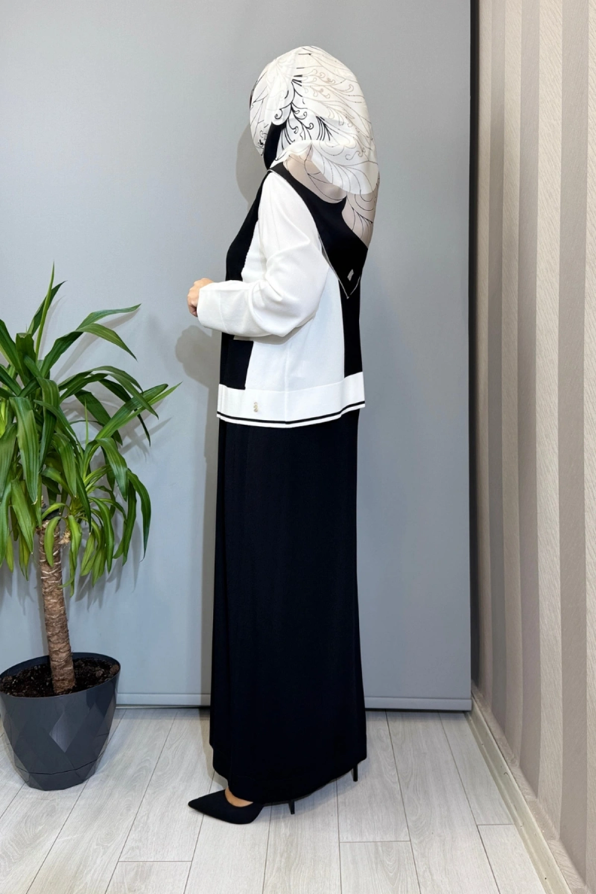 Miss Dalida Ceketli Elbise Triko Takım Siyah T26Y-0002