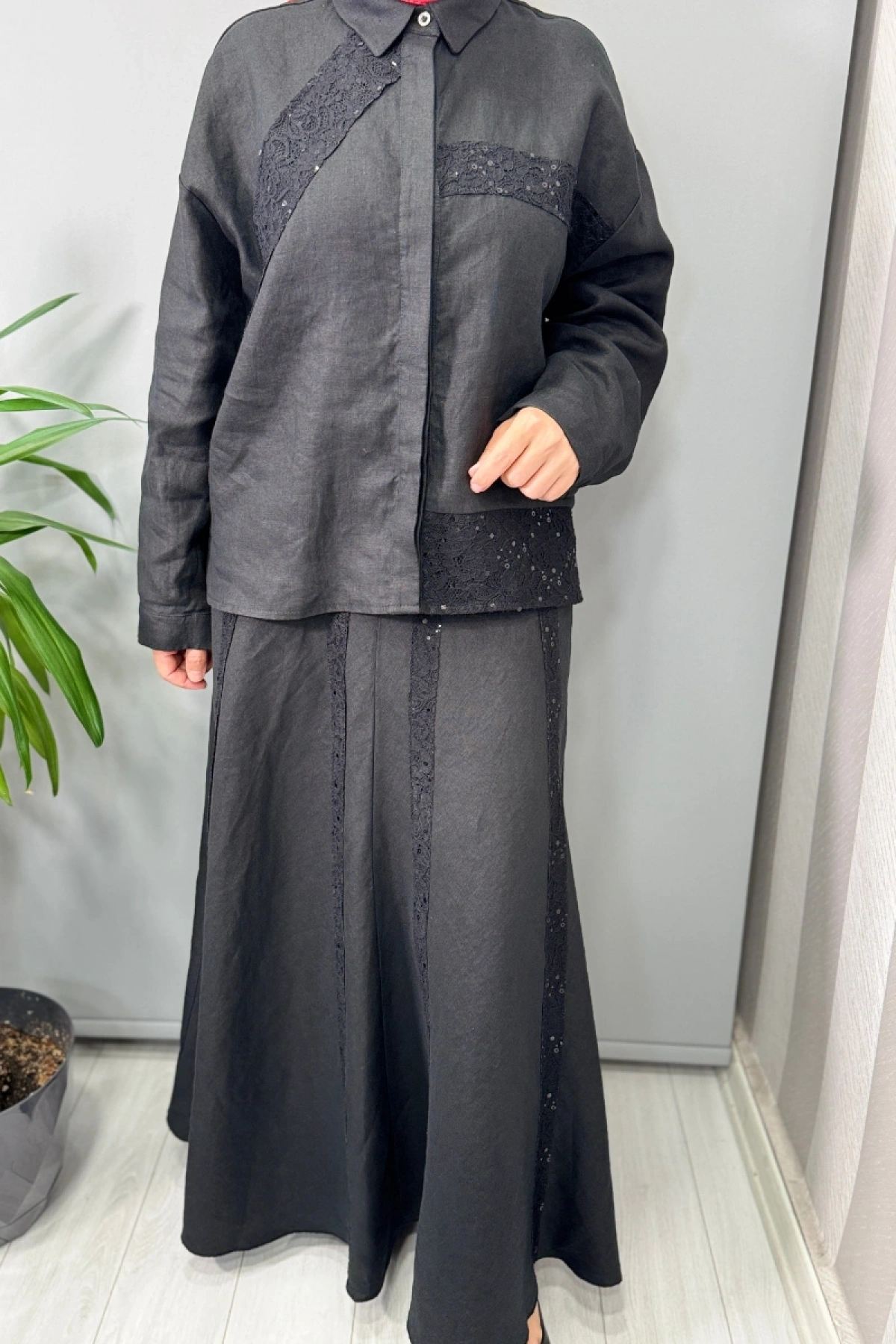 Ghisa Takım Siyah 25YGSTKM4034