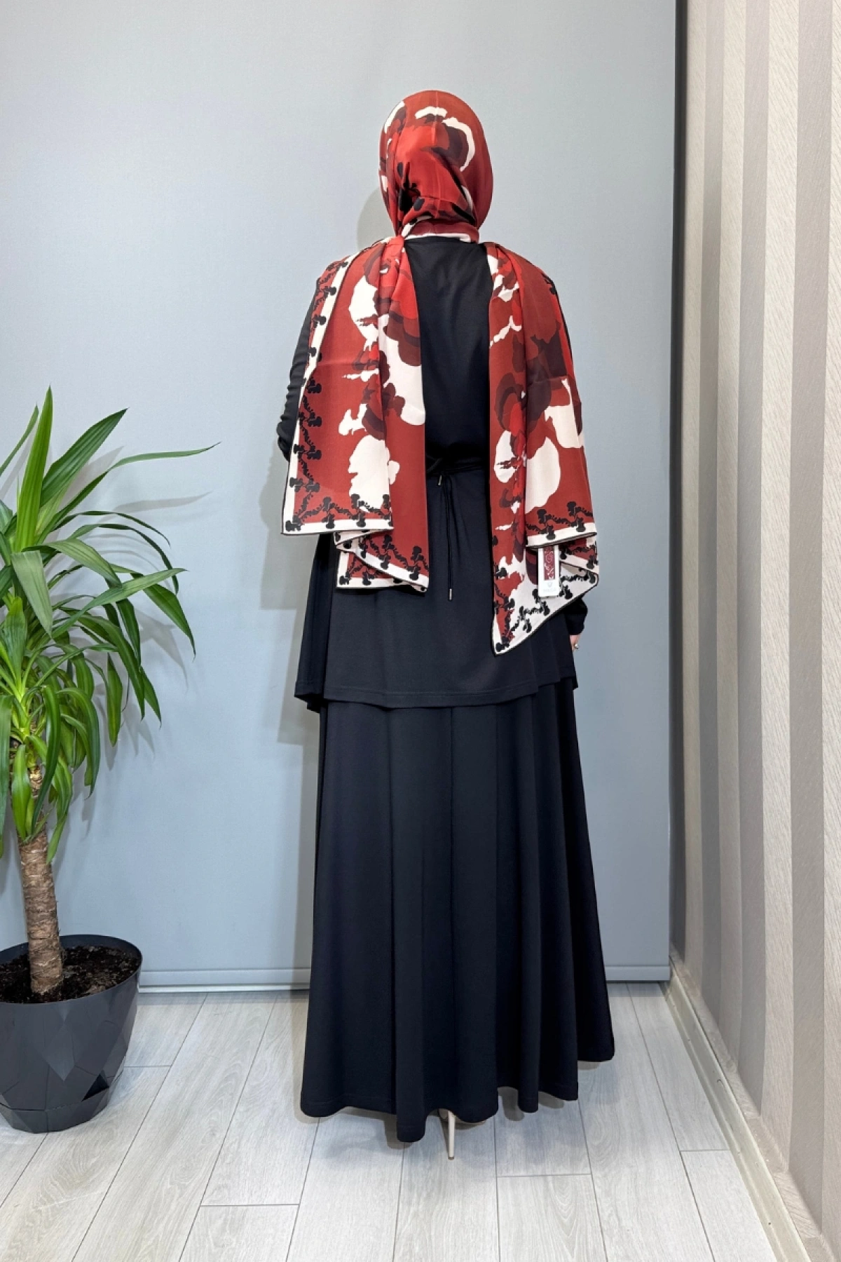 Almarwah Kemer Detaylı Takım Siyah 202968