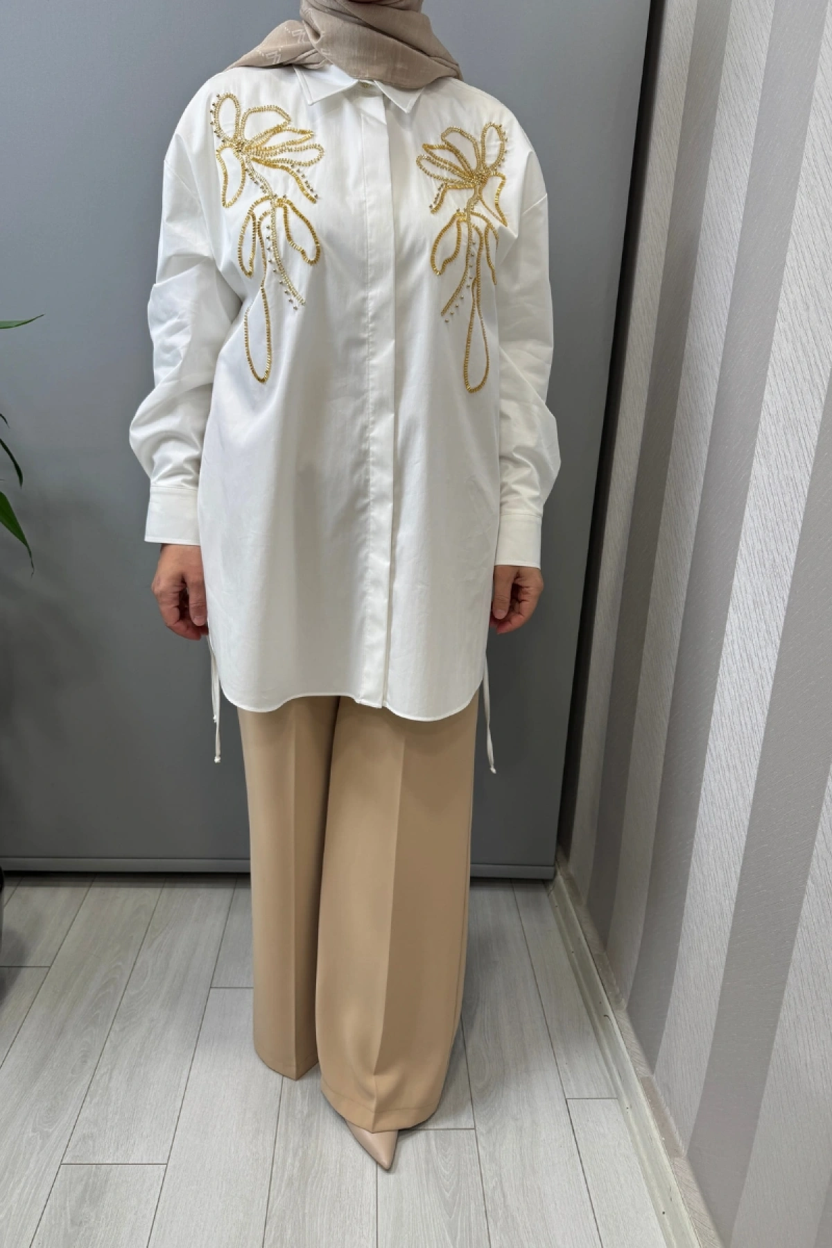 Ghisa Gömlek Ekru 3610T4170B