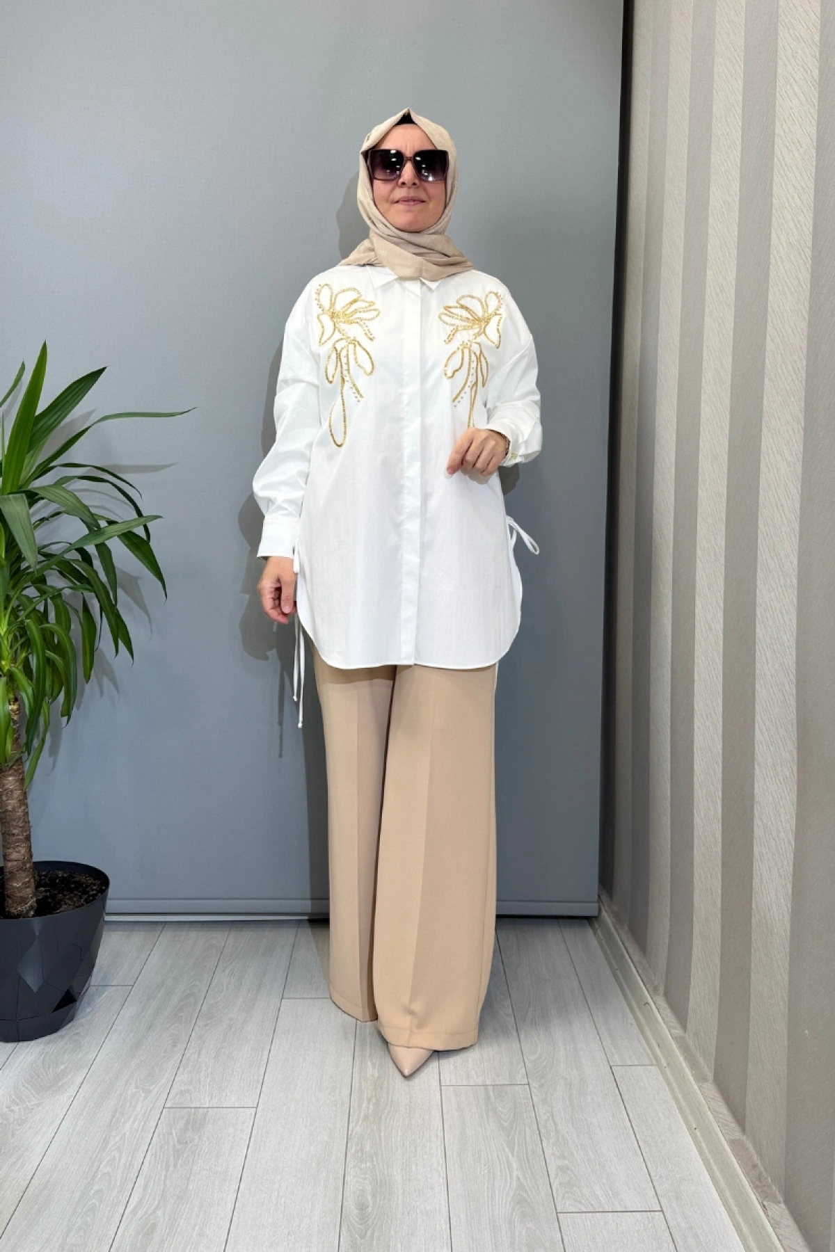 Ghisa Gömlek Ekru 3610T4170B