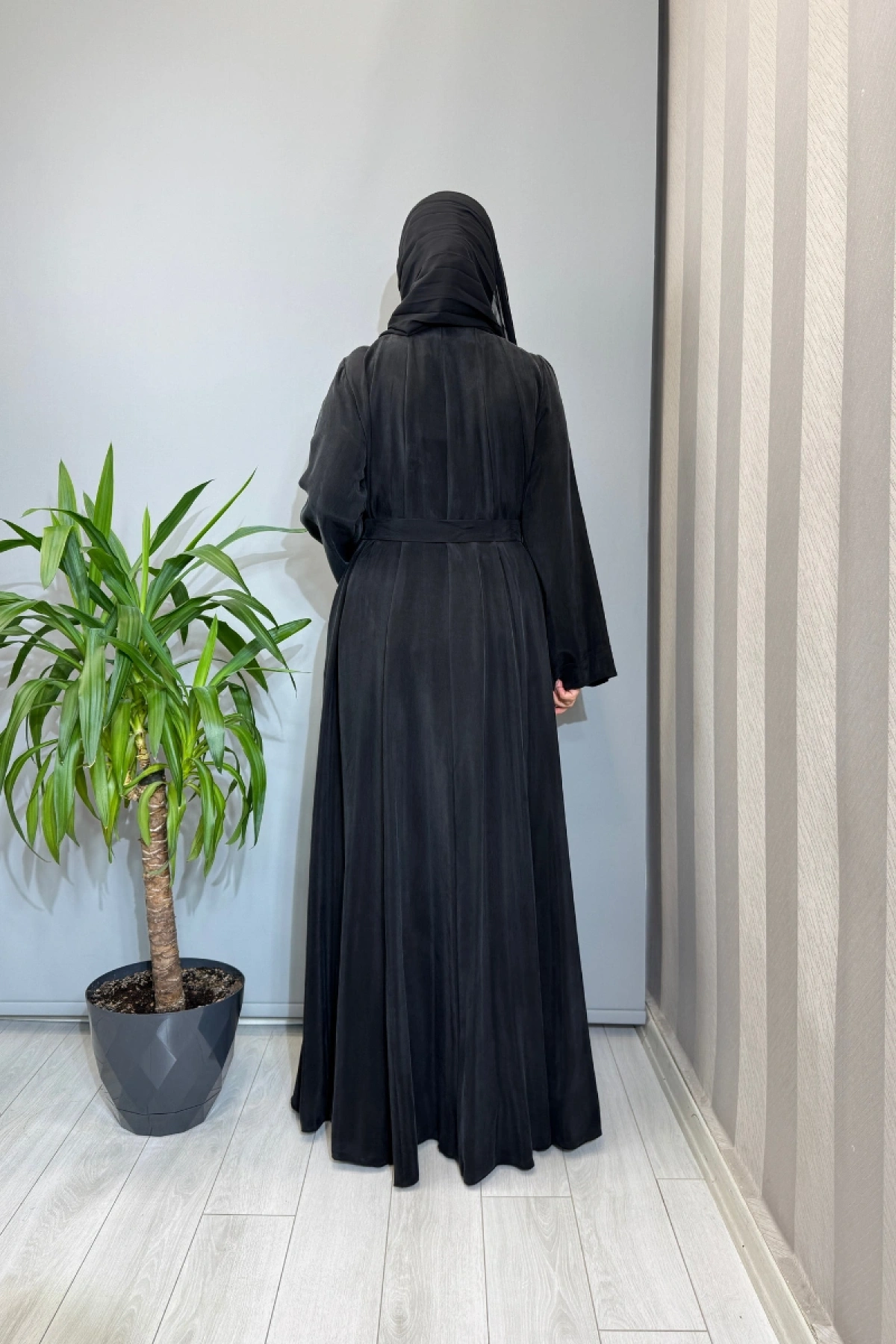 Misswhence Şallı Ferace Siyah 39506