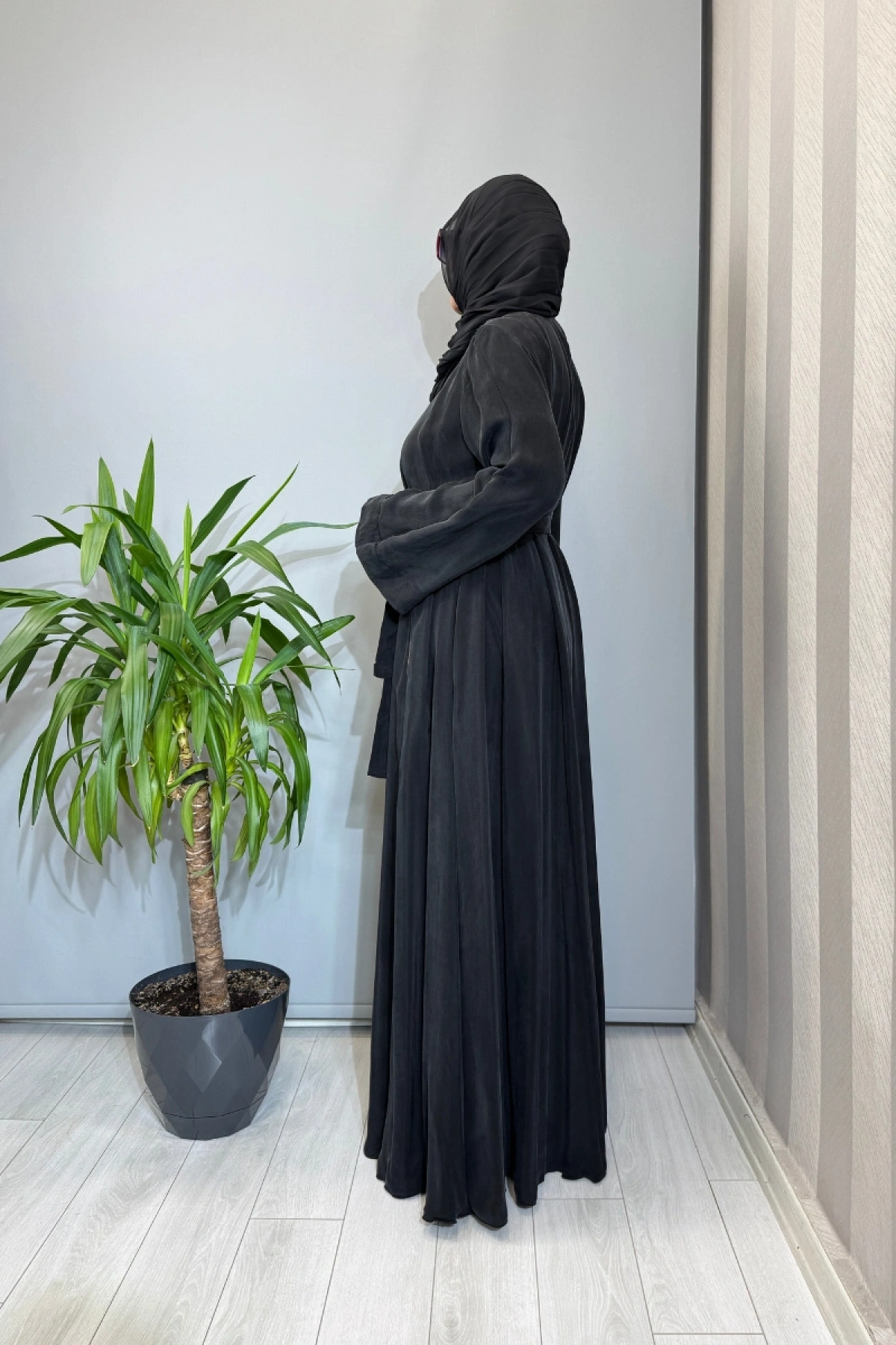 Misswhence Şallı Ferace Siyah 39506