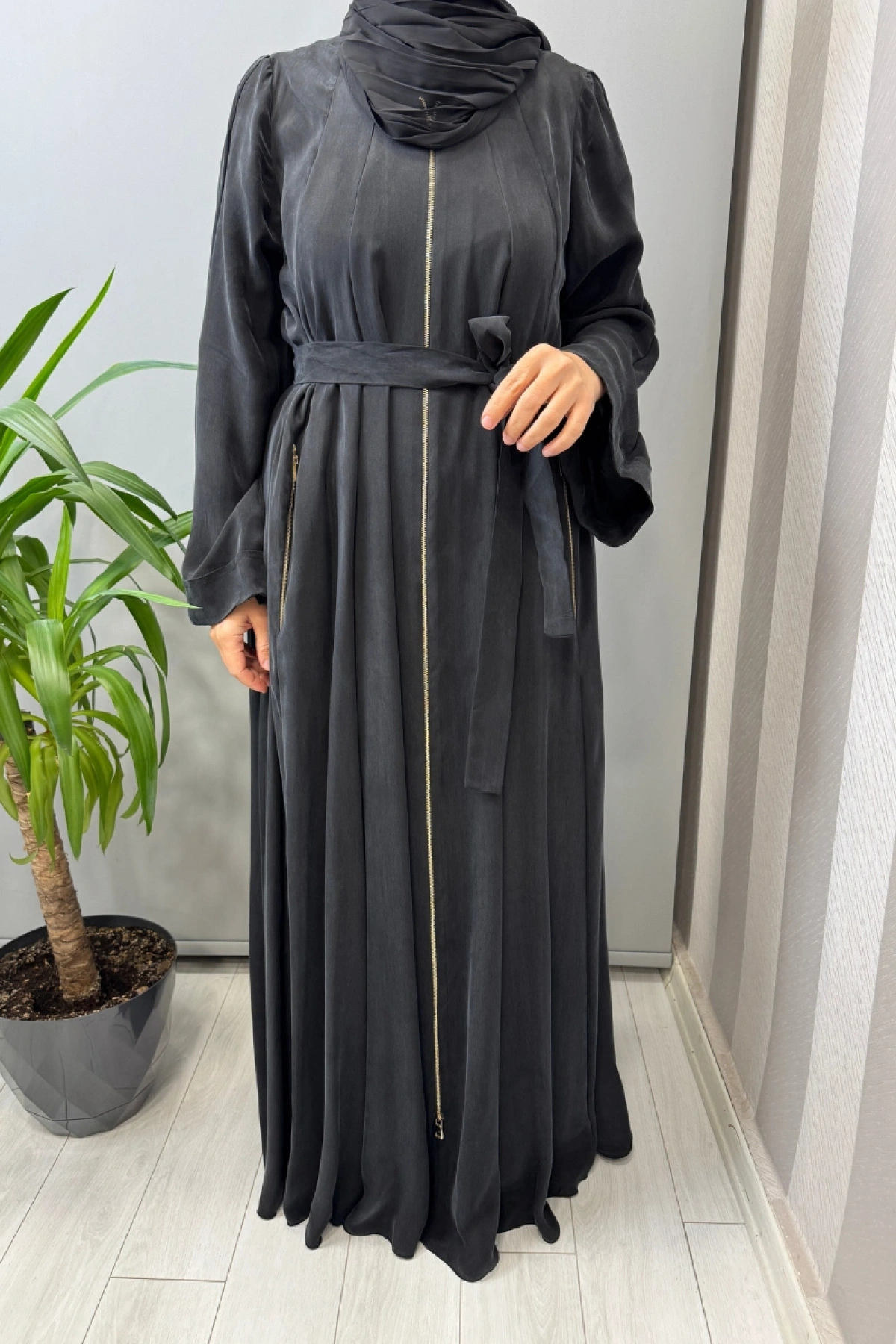 Misswhence Şallı Ferace Siyah 39506