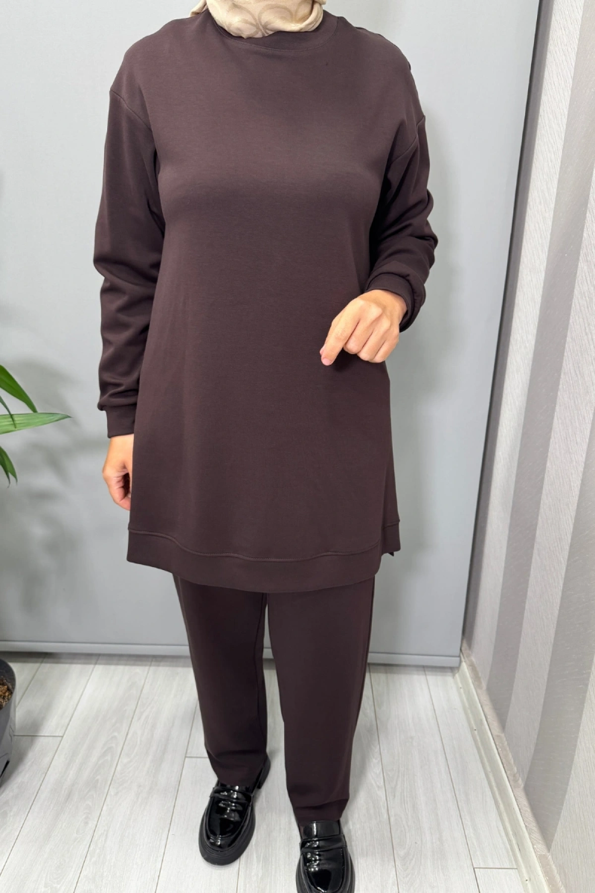 Almarwah 3lü Takım Kahve 202953