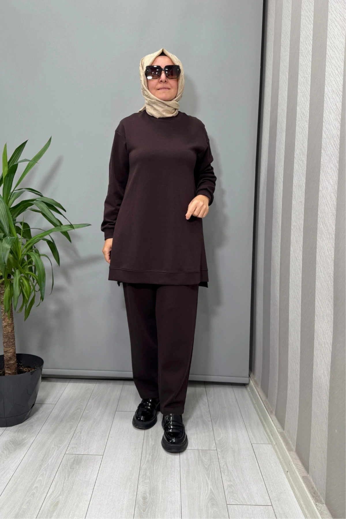 Almarwah 3lü Takım Kahve 202953