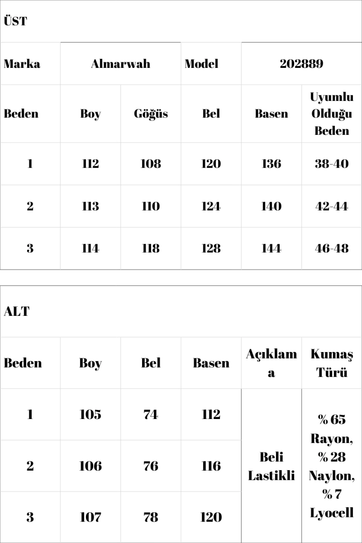 Almarwah Aksesuar Detaylı Siyah 202889