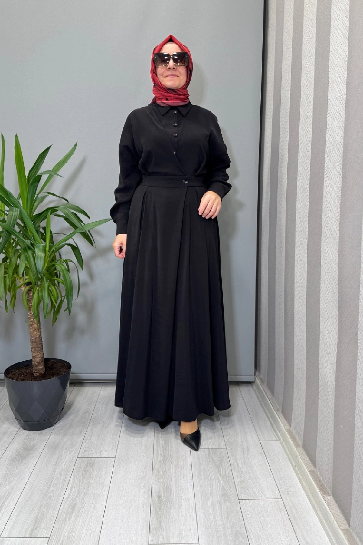 Almarwah Elbise Siyah 303876