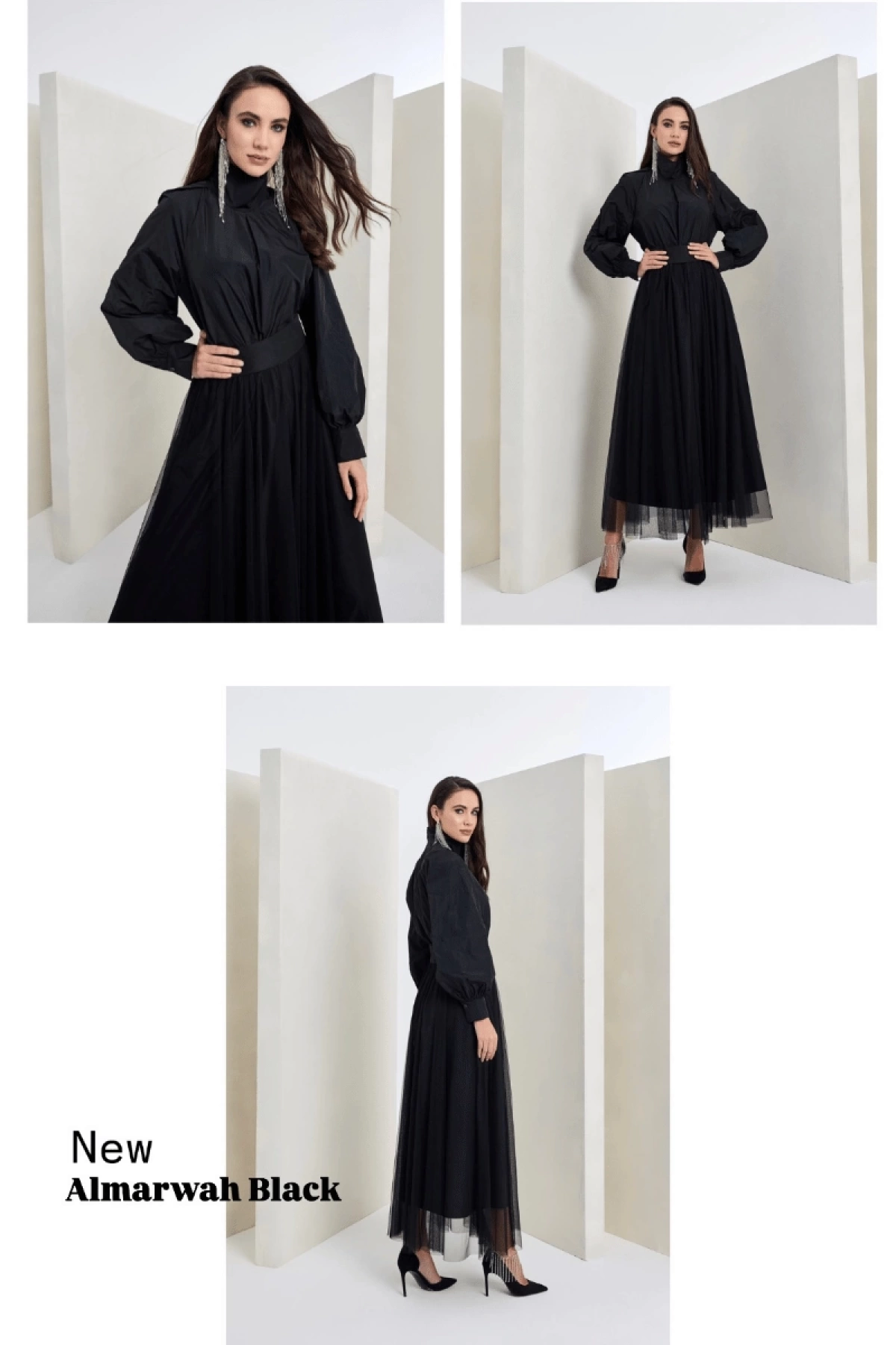 Almarwah Double Suit Black 202732