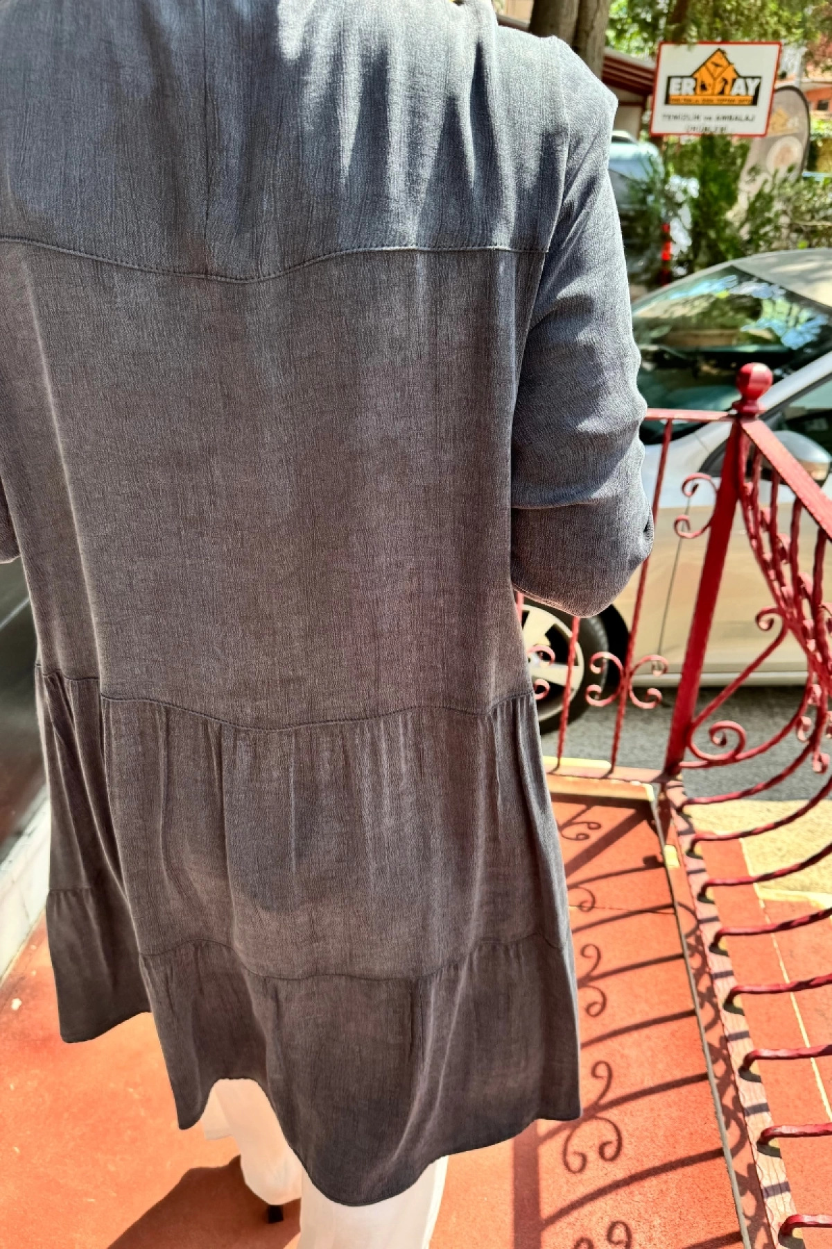 Almarwah Lyocell Basic Tunik Siyah 102174