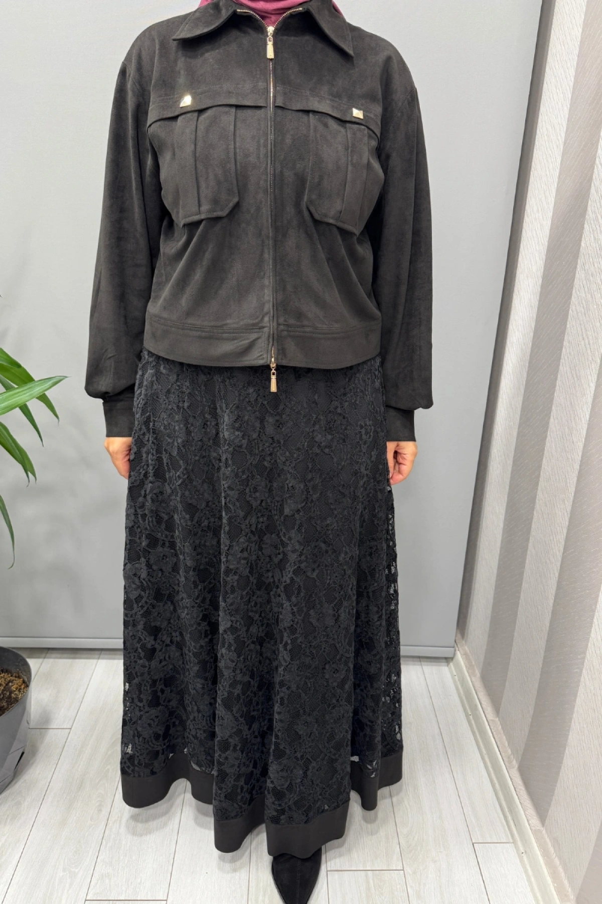 Clande Etekli Takım Siyah 4008-2009