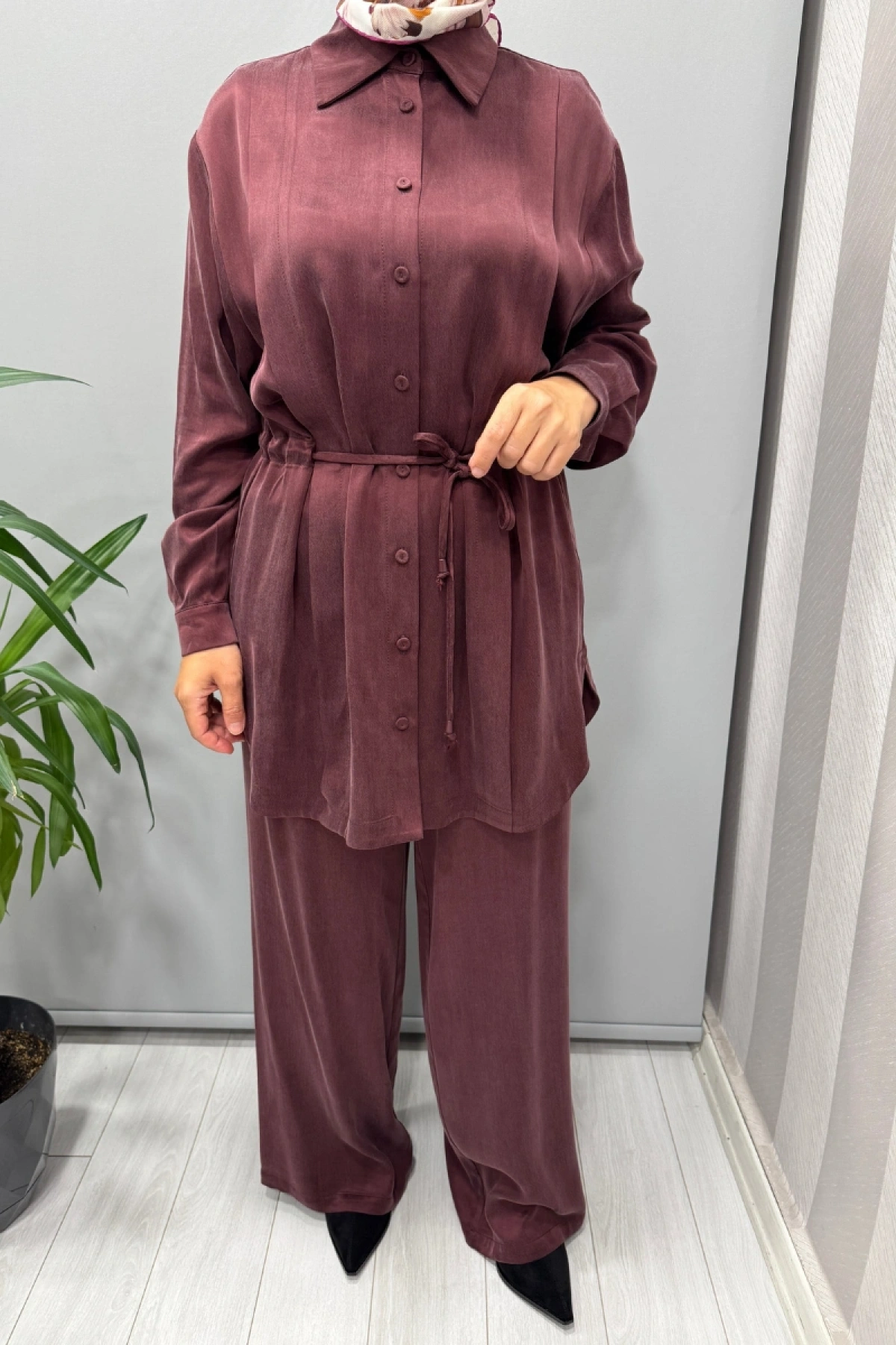 Clande Takım Bordo 3019-1017