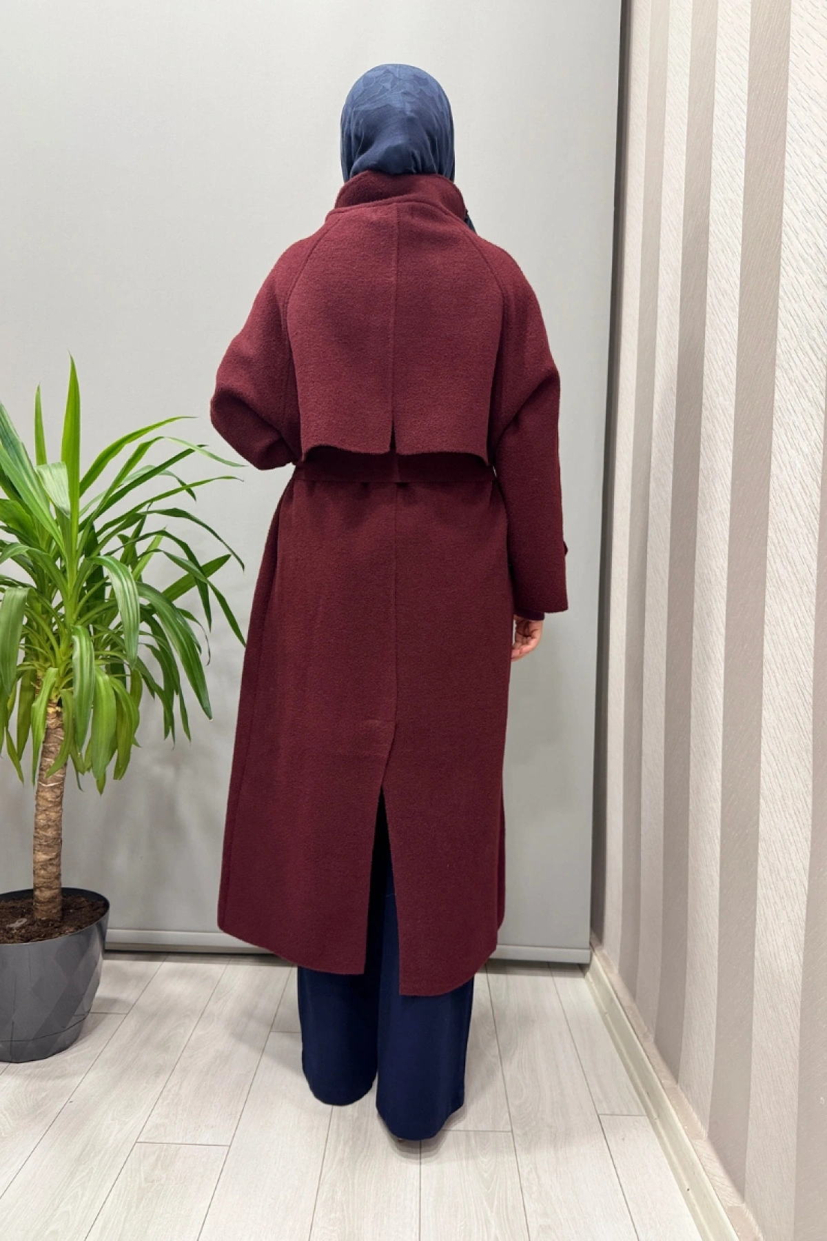 Ghisa Anvelop Dik Yaka Kaban Mürdüm 26KGSKBN6550