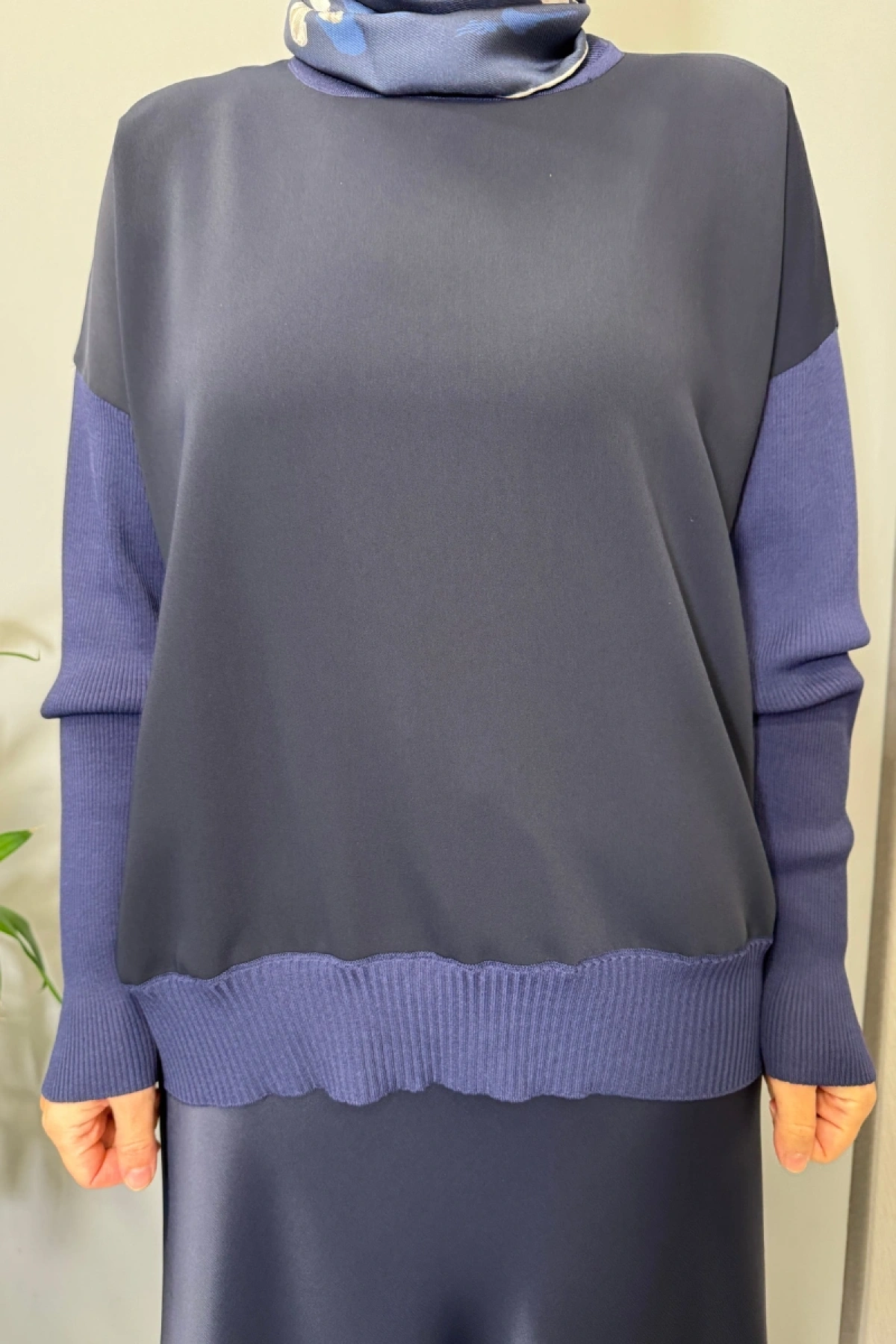 Ghisa Bluz Lacivert 26KÖRBLZ4907