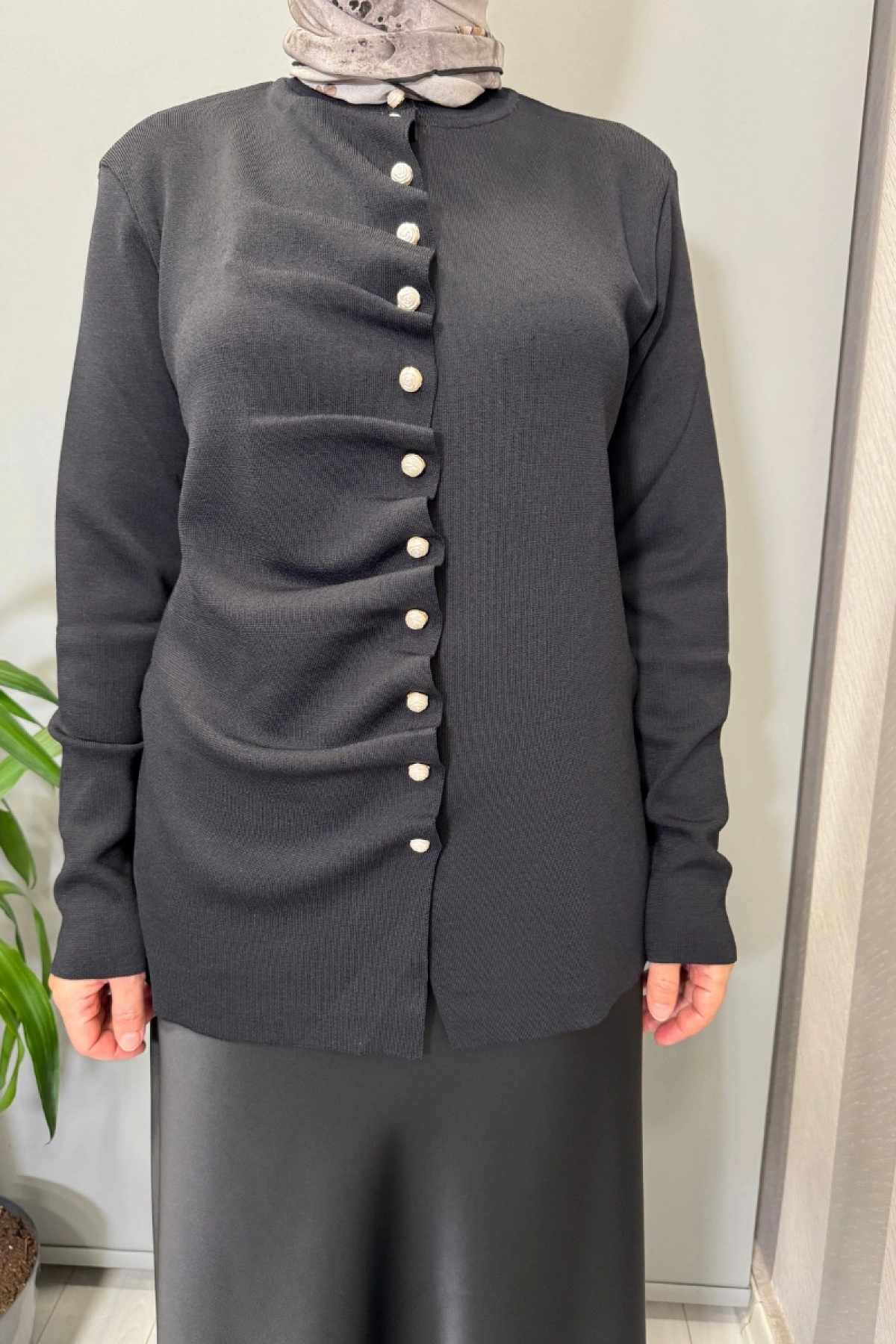 Ghisa Bluz Siyah 26KOBHRK3294