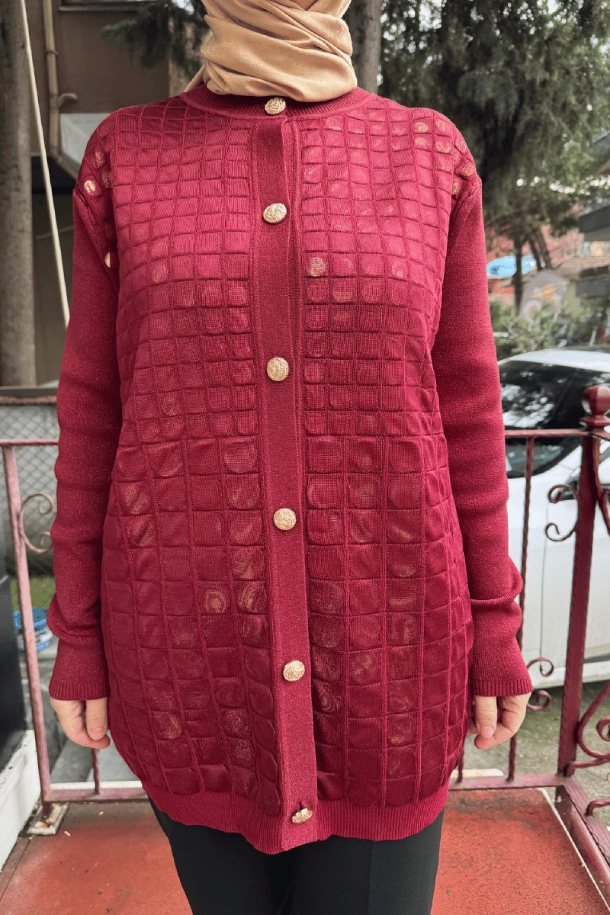 Ghisa Ceket Bordo 25YGSCKT3027