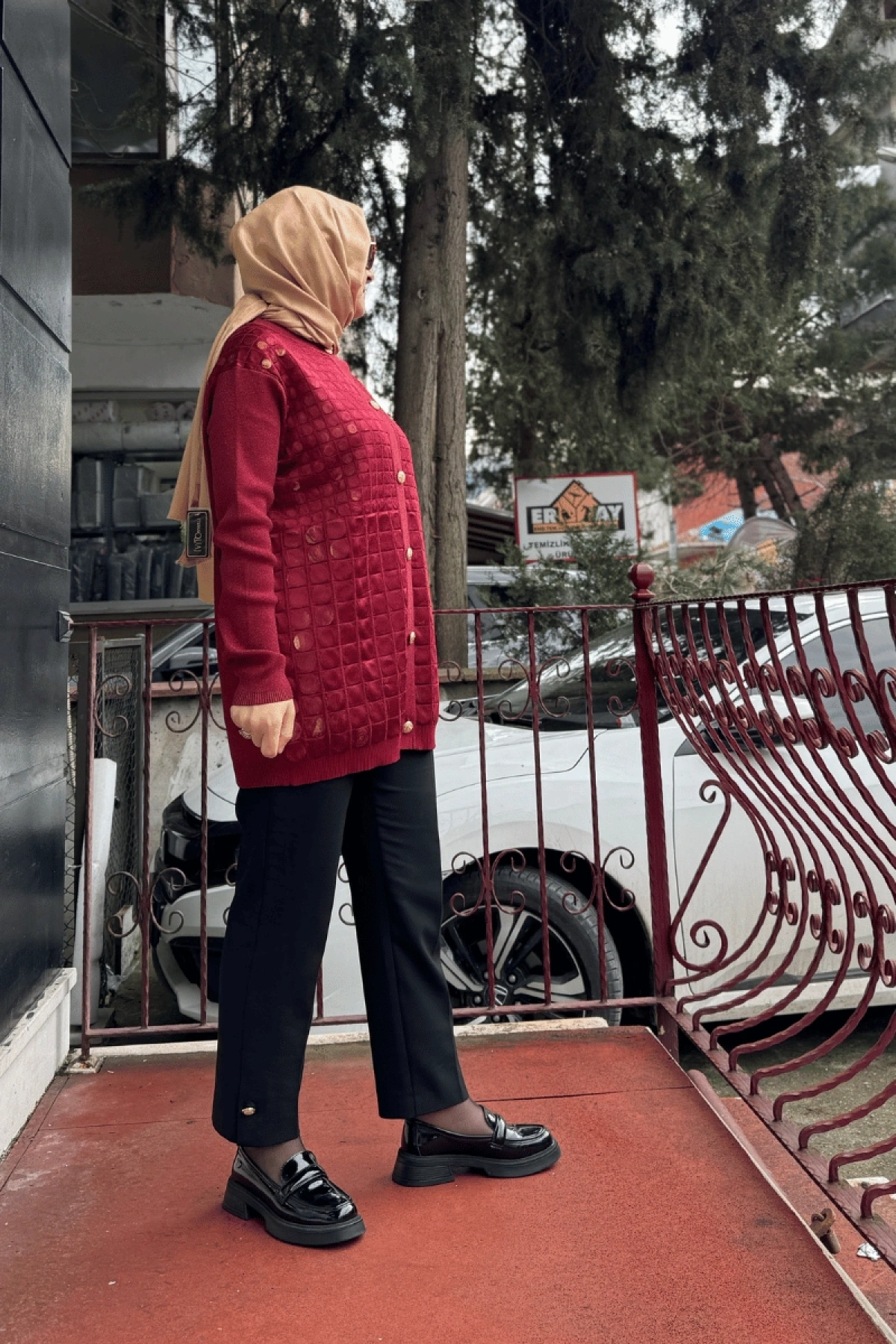 Ghisa Ceket Bordo 25YGSCKT3027