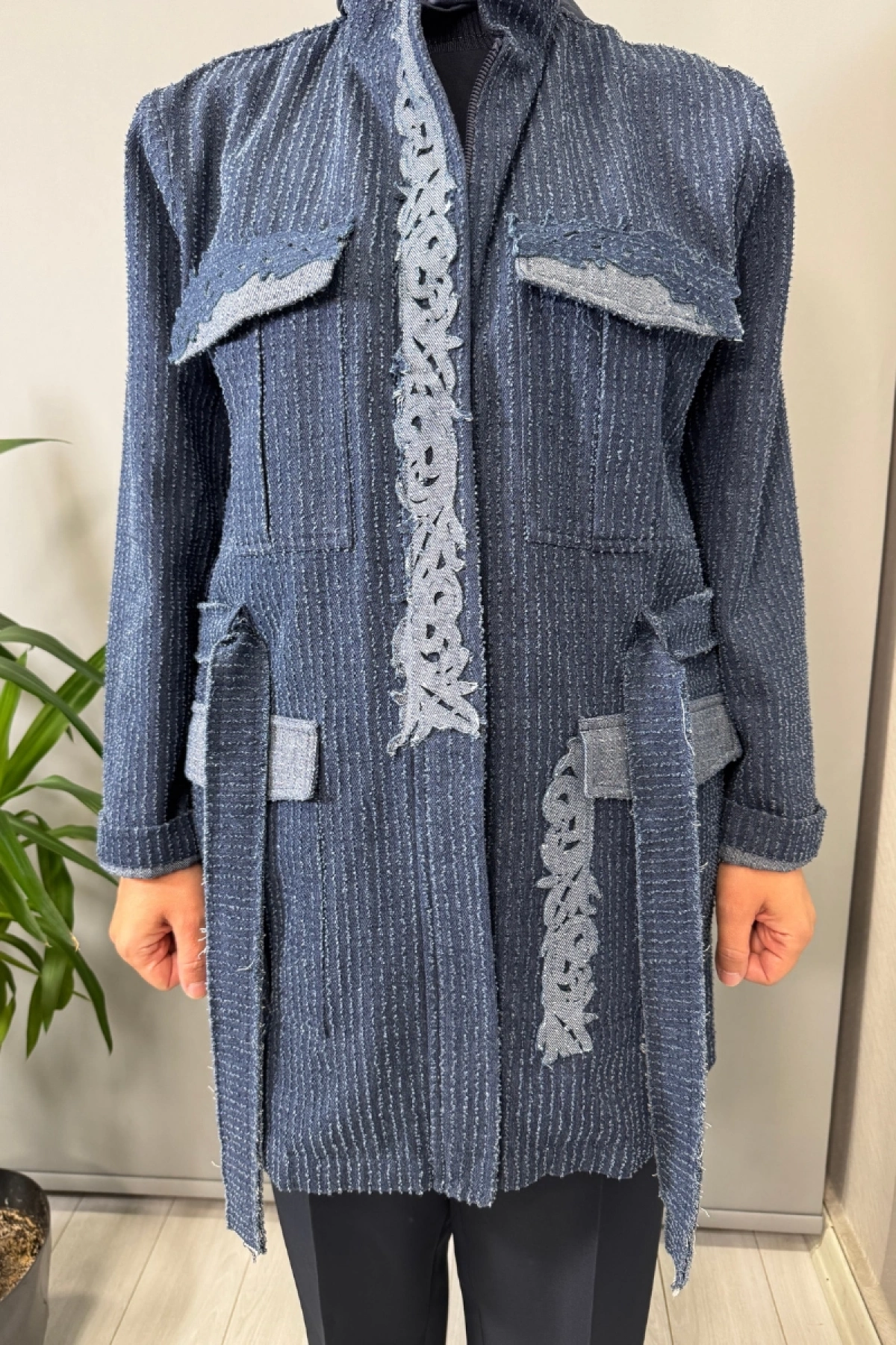 Ghisa Ceket Lacivert 26KGSCKT3187