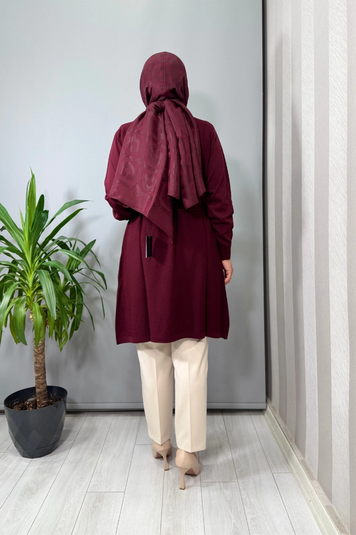 Ghisa Hırka Bordo 26KOBHRK3185