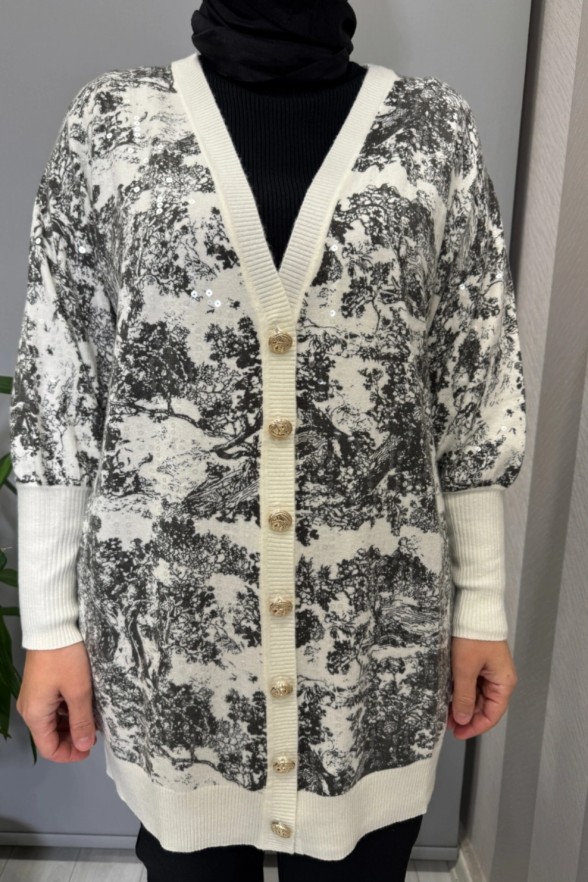 Ghisa Hırka Beyaz 26KGSHRK3336