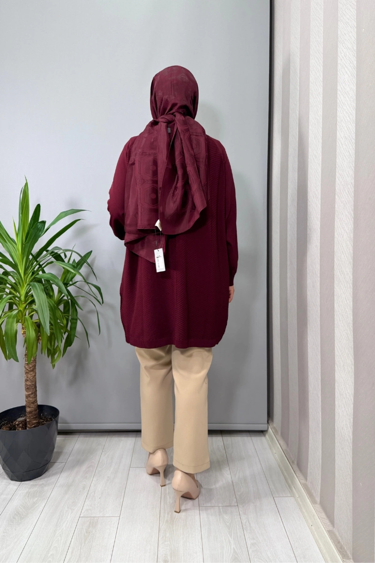 Ghisa Hırka Bordo 26KOBHRK3184