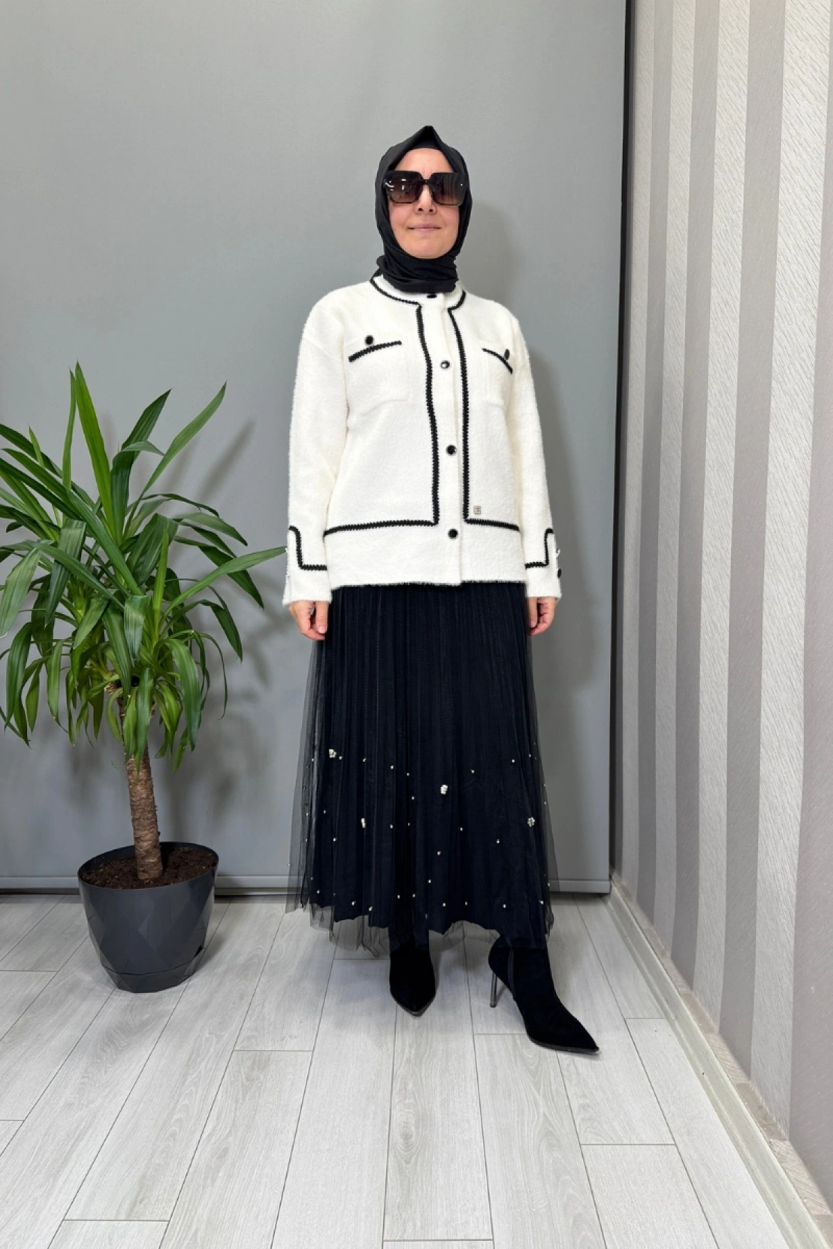 Ghisa Hırka Ekru 26KGSHRK3229