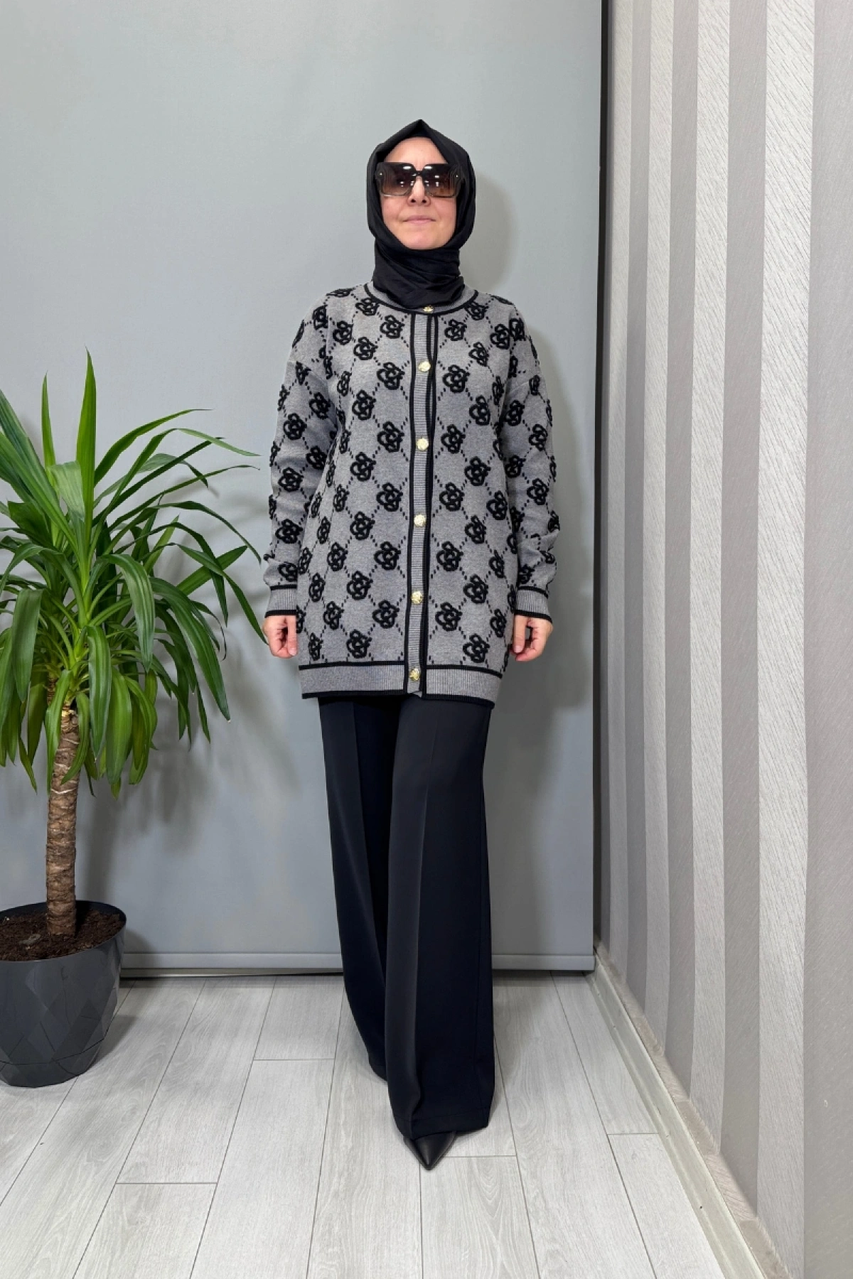 Ghisa Hırka Gri 26KOBCKT3348