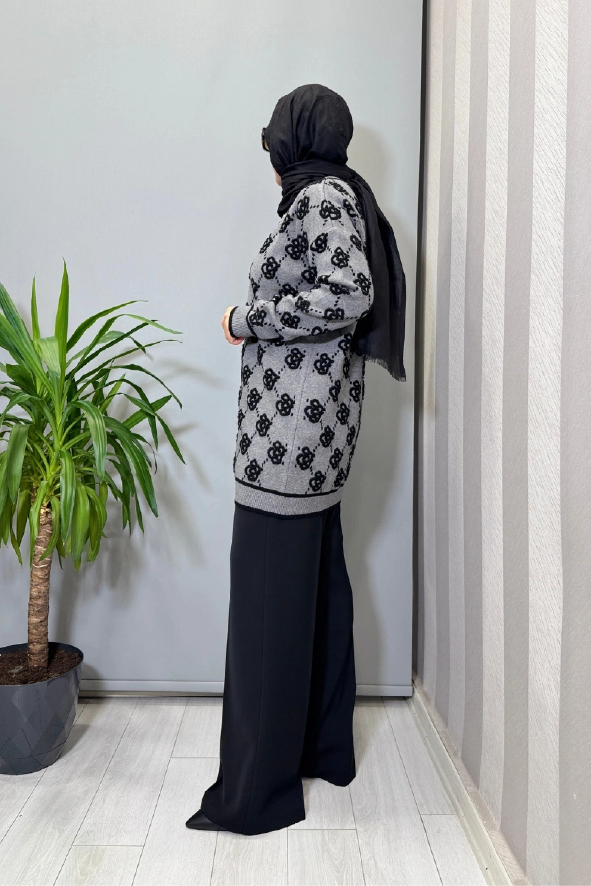 Ghisa Hırka Gri 26KOBCKT3348