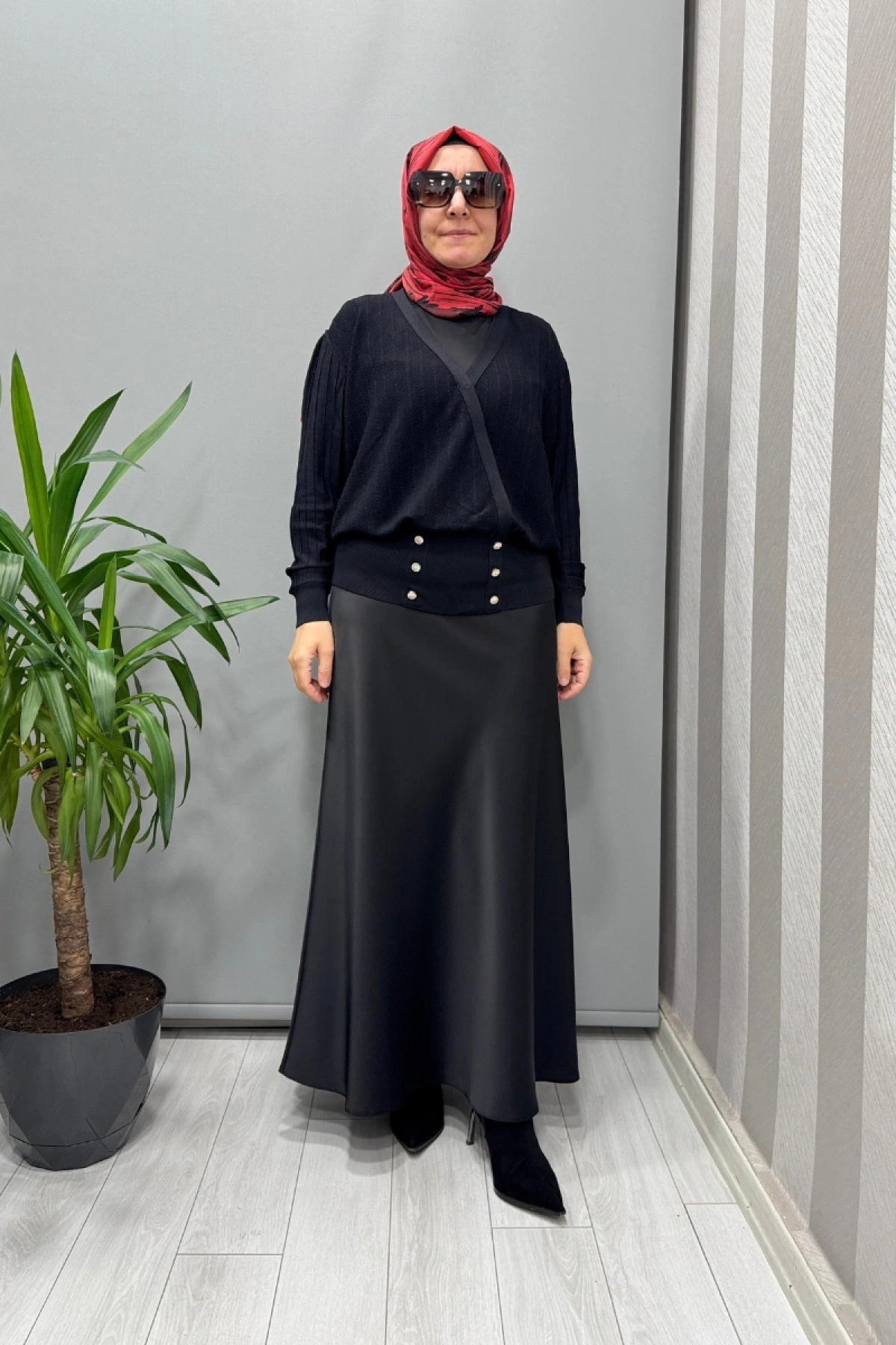 Ghisa Hırka Siyah 26KOBHRK1863