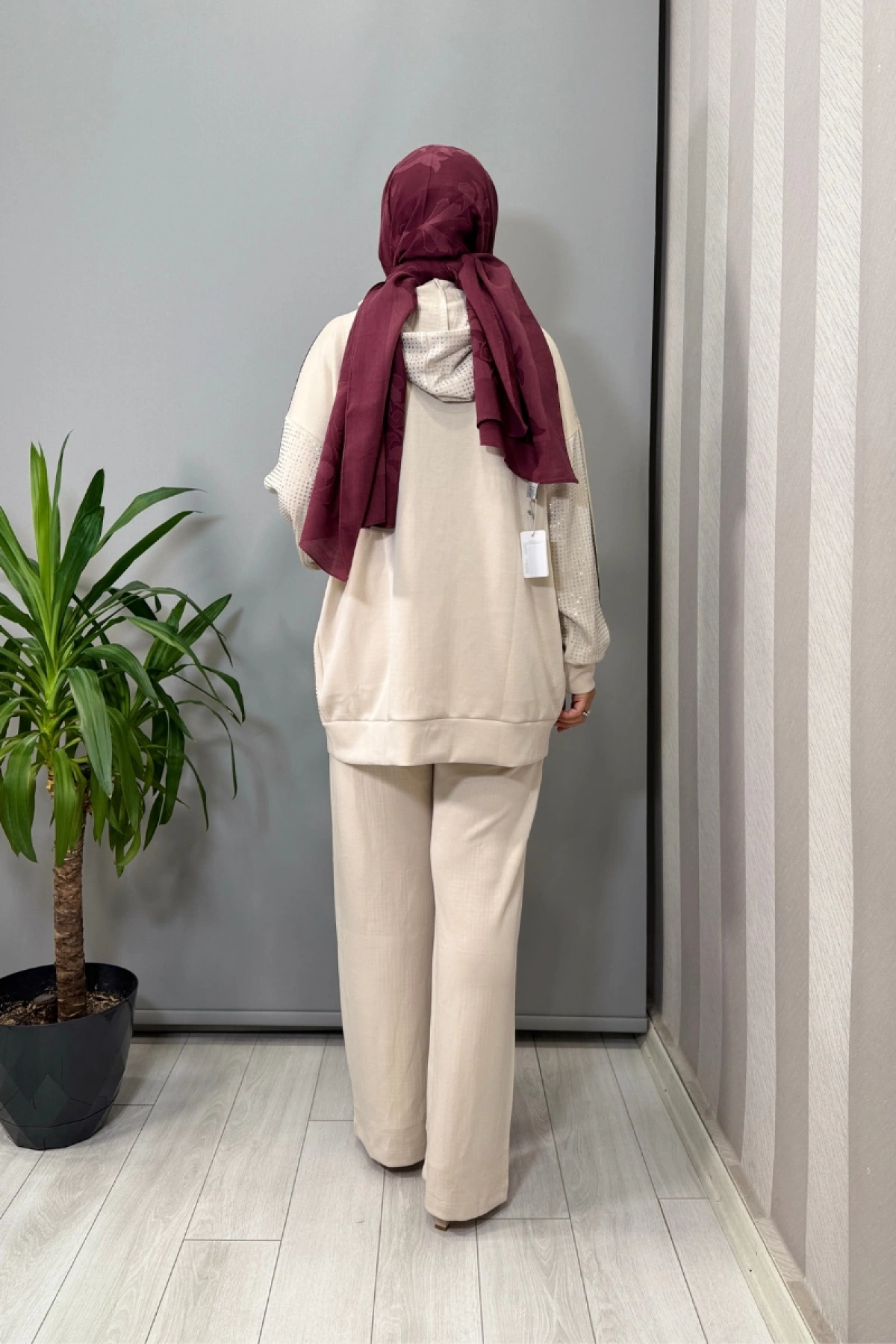 Ghisa Taşlı Tunik Takım Taş 26KGÇTKM2451