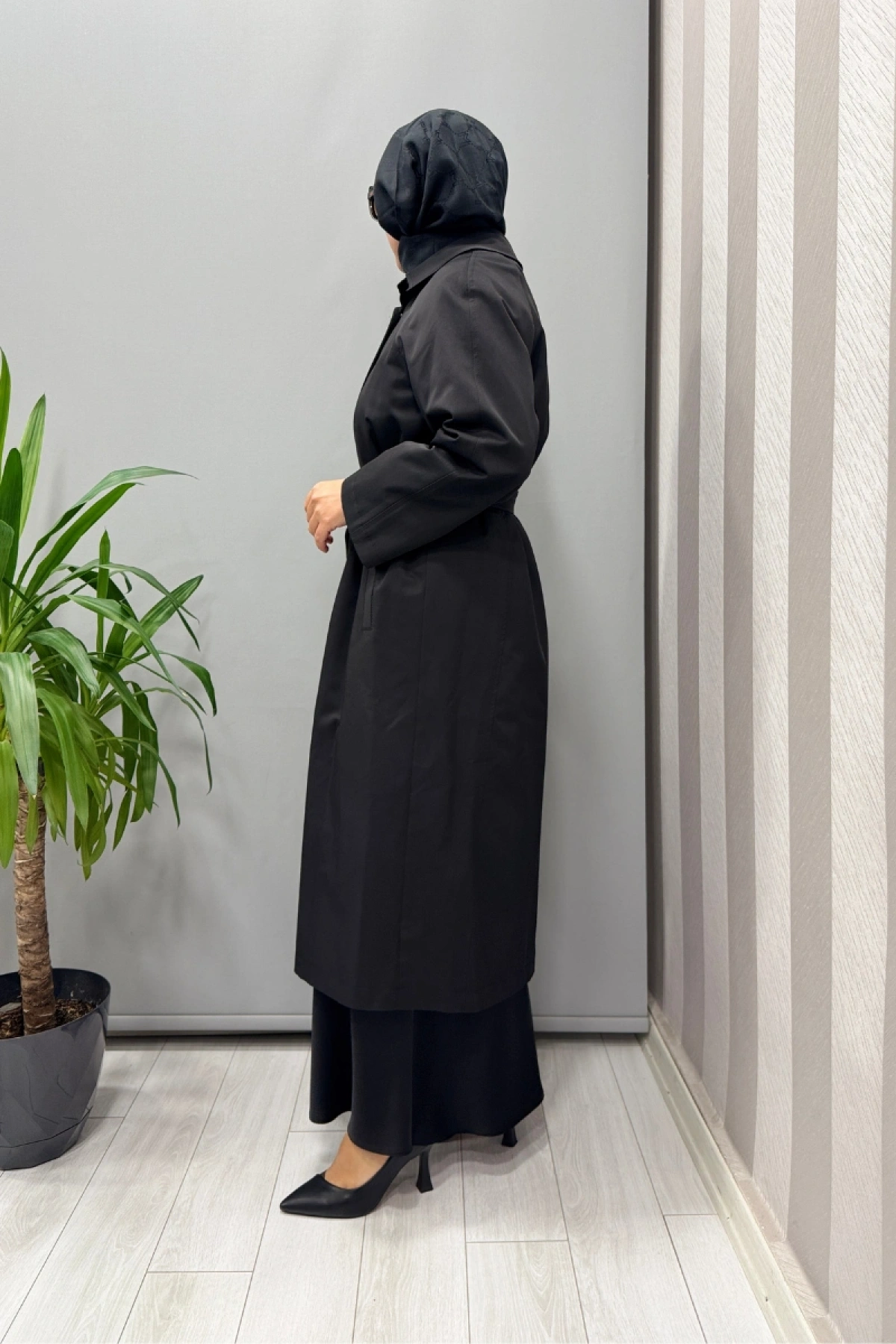 Ghisa Trençkot Siyah 26KGSTRN2687