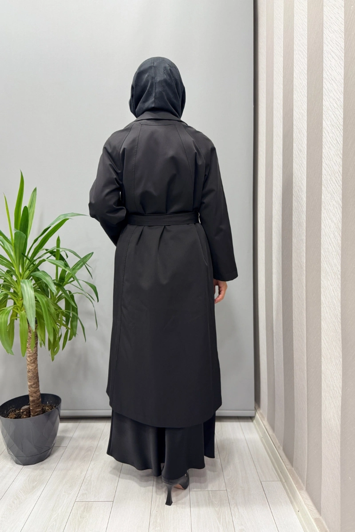Ghisa Trençkot Siyah 26KGSTRN2687