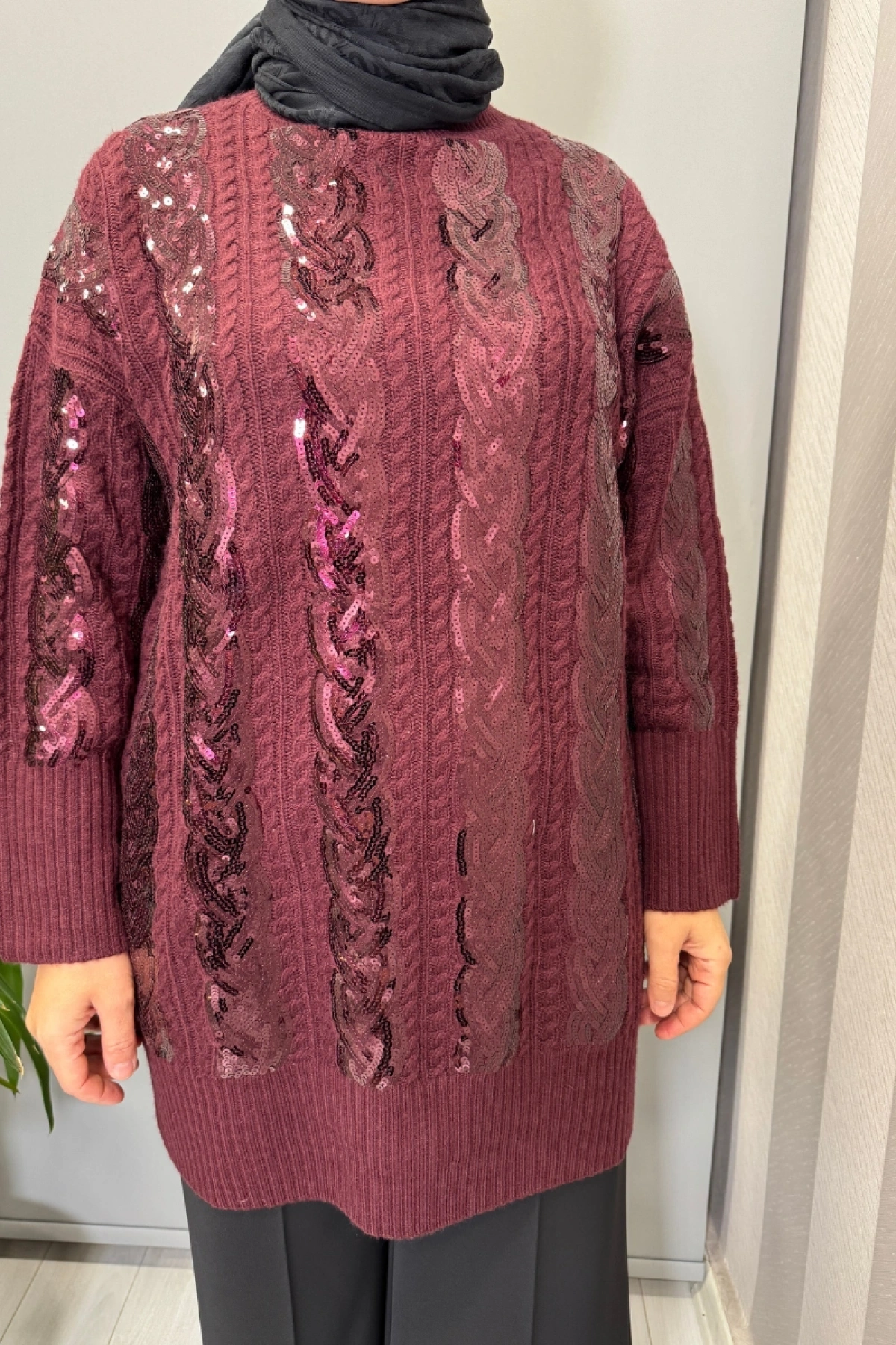 Ghisa Tunik Bordo 26KGSTNK4156