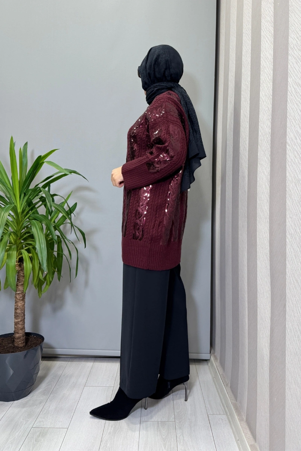 Ghisa Tunik Bordo 26KGSTNK4156