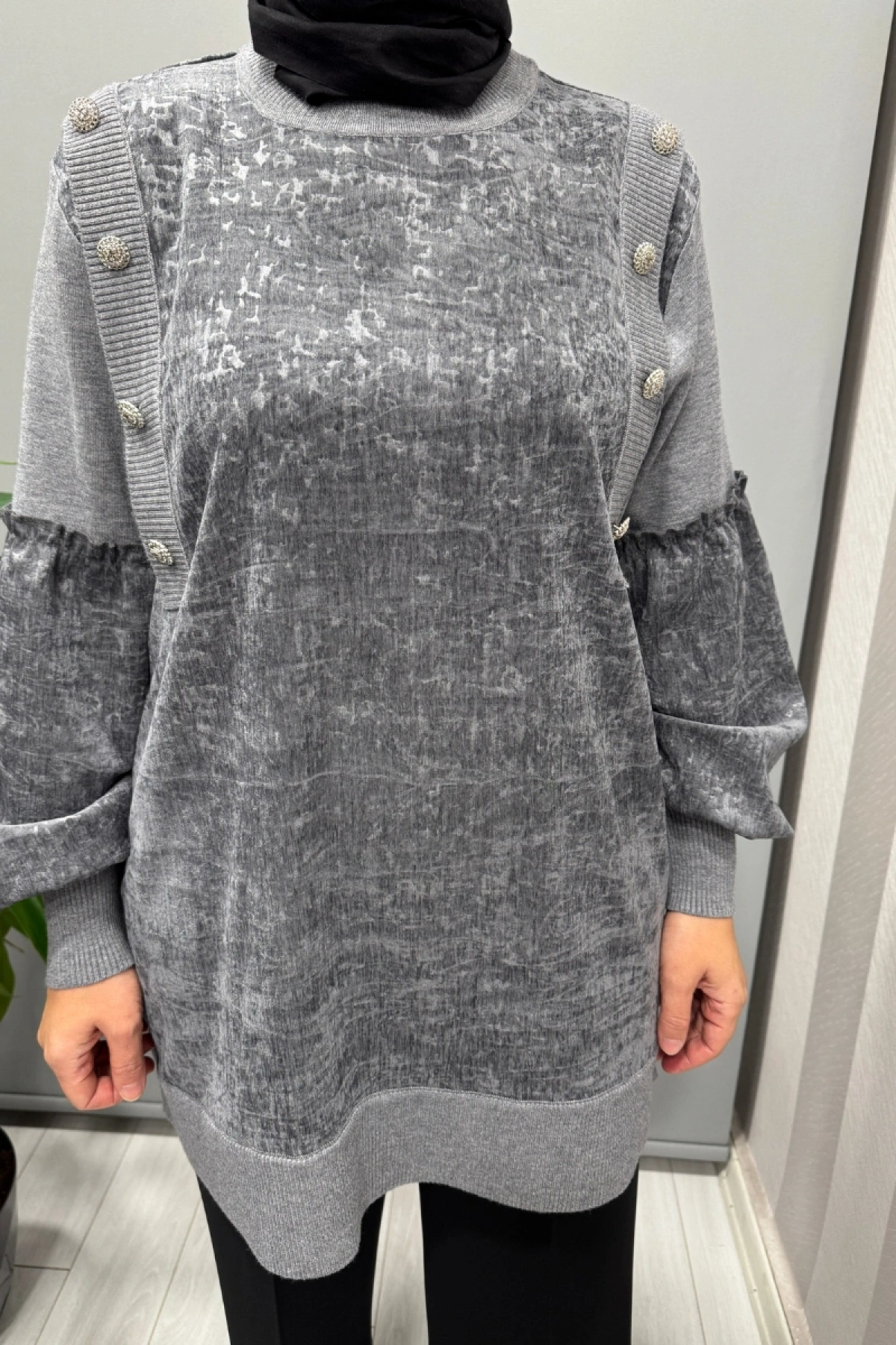 Ghisa Tunik Gri 26KÖRTNK4202