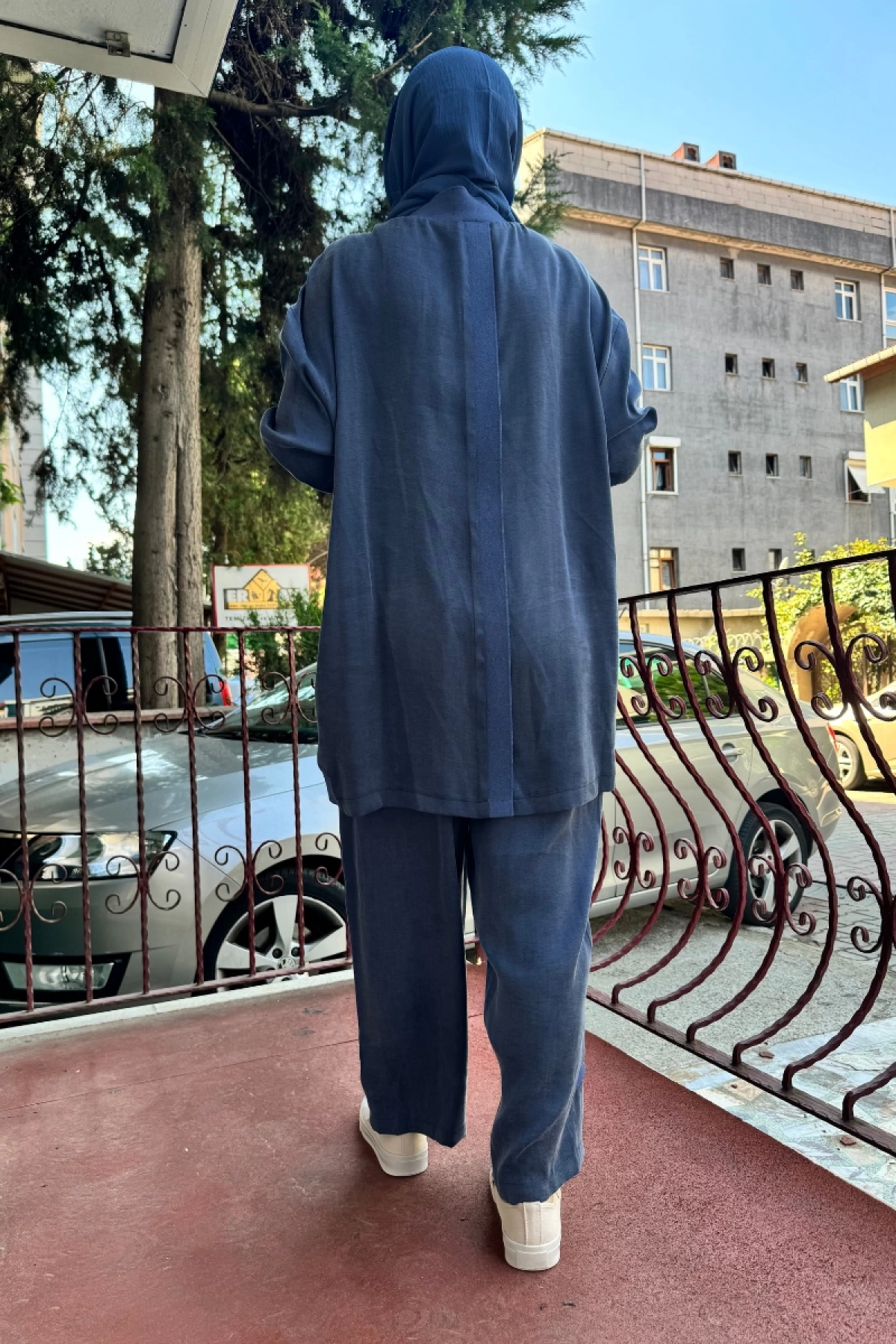 Ghisa Tunik Pantolon Takımı İndigo 5KGSTKM4445