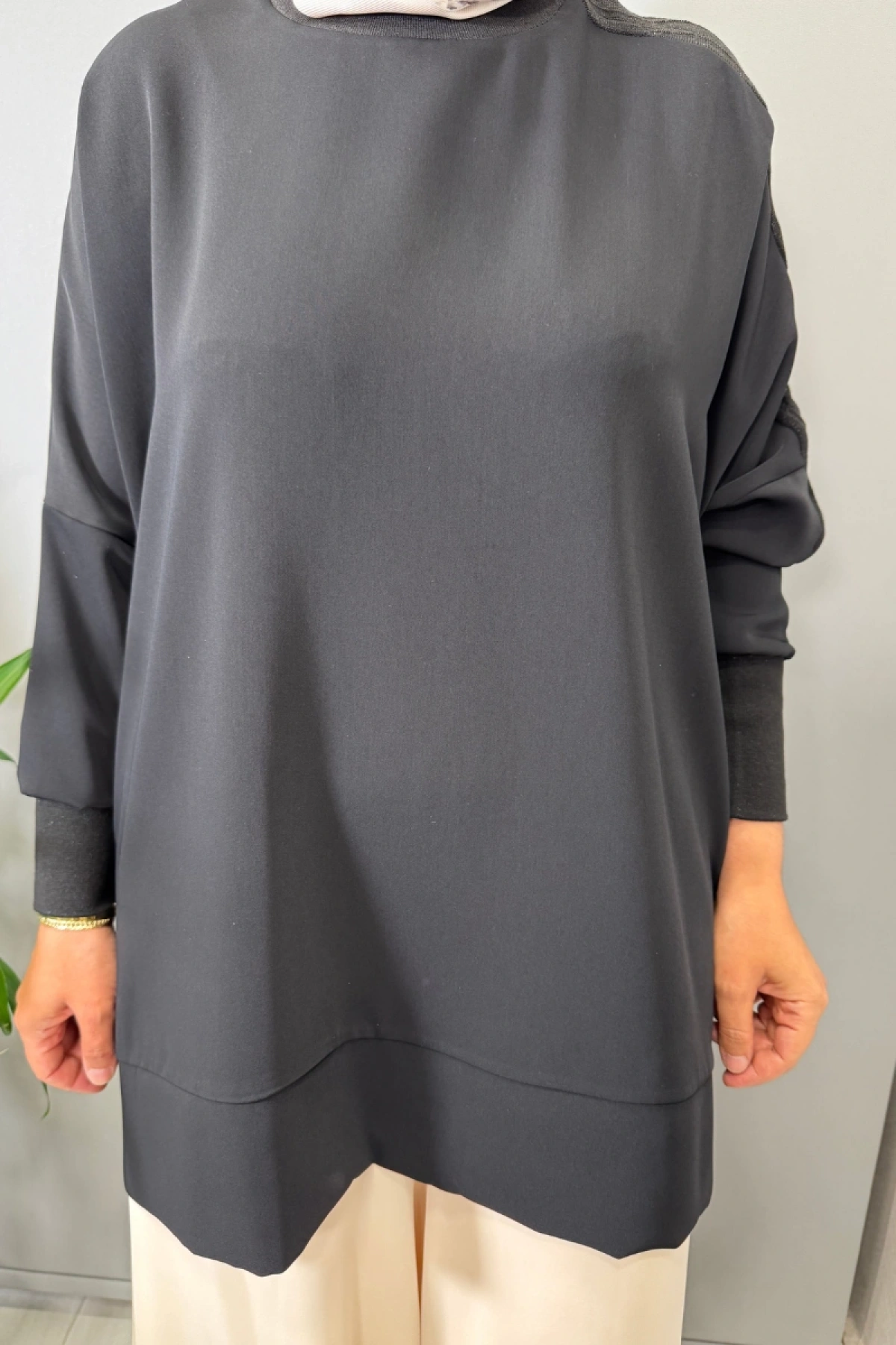 Ghisa Tunik Siyah 26KGSTNK4831