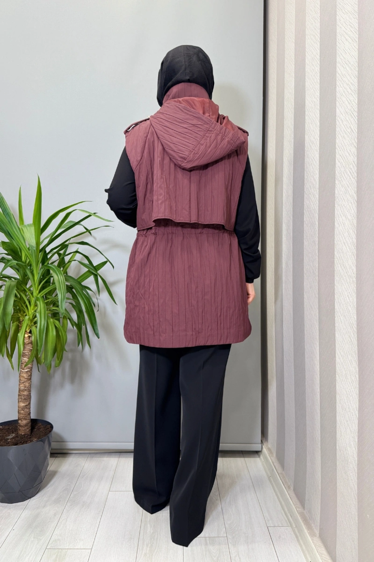 Ghisa Yelek Bordo 26KGSYLK3236