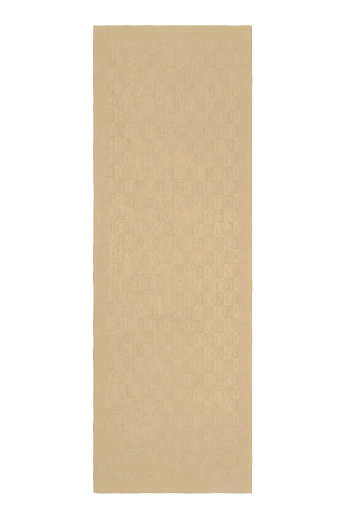 İmannoor Dama Desen Altın Naia Pamuk Şal 70x200