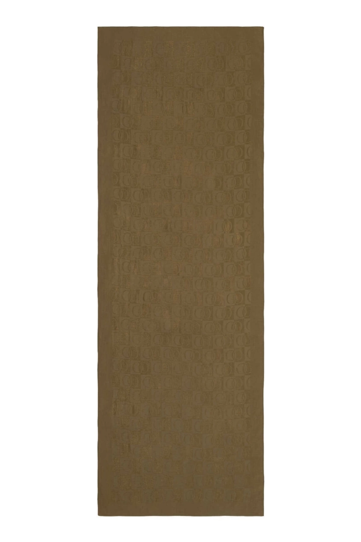 İmannoor Dama Desen Haki Naia Pamuk Şal 70x200