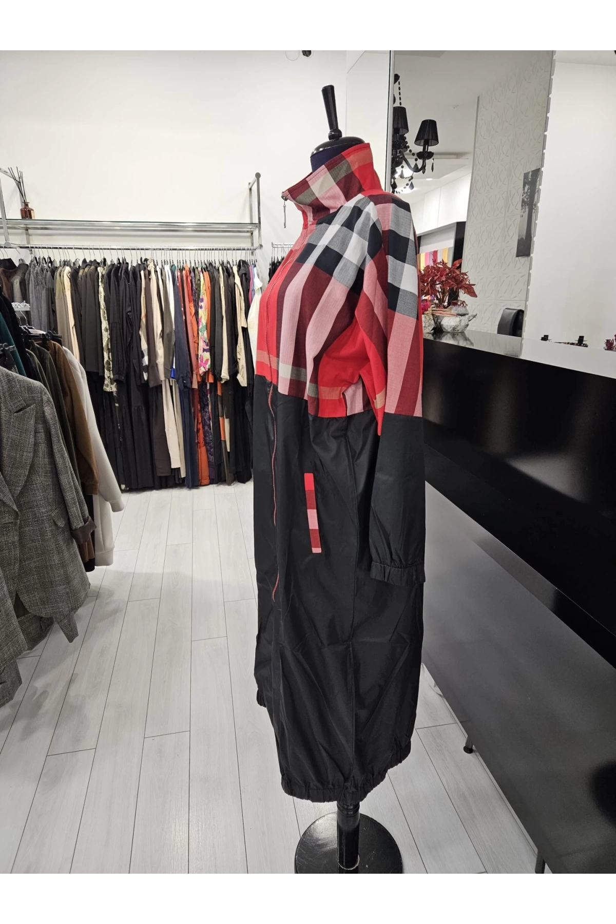 İnvee Burberry Desen Kap Kırmızı 6319